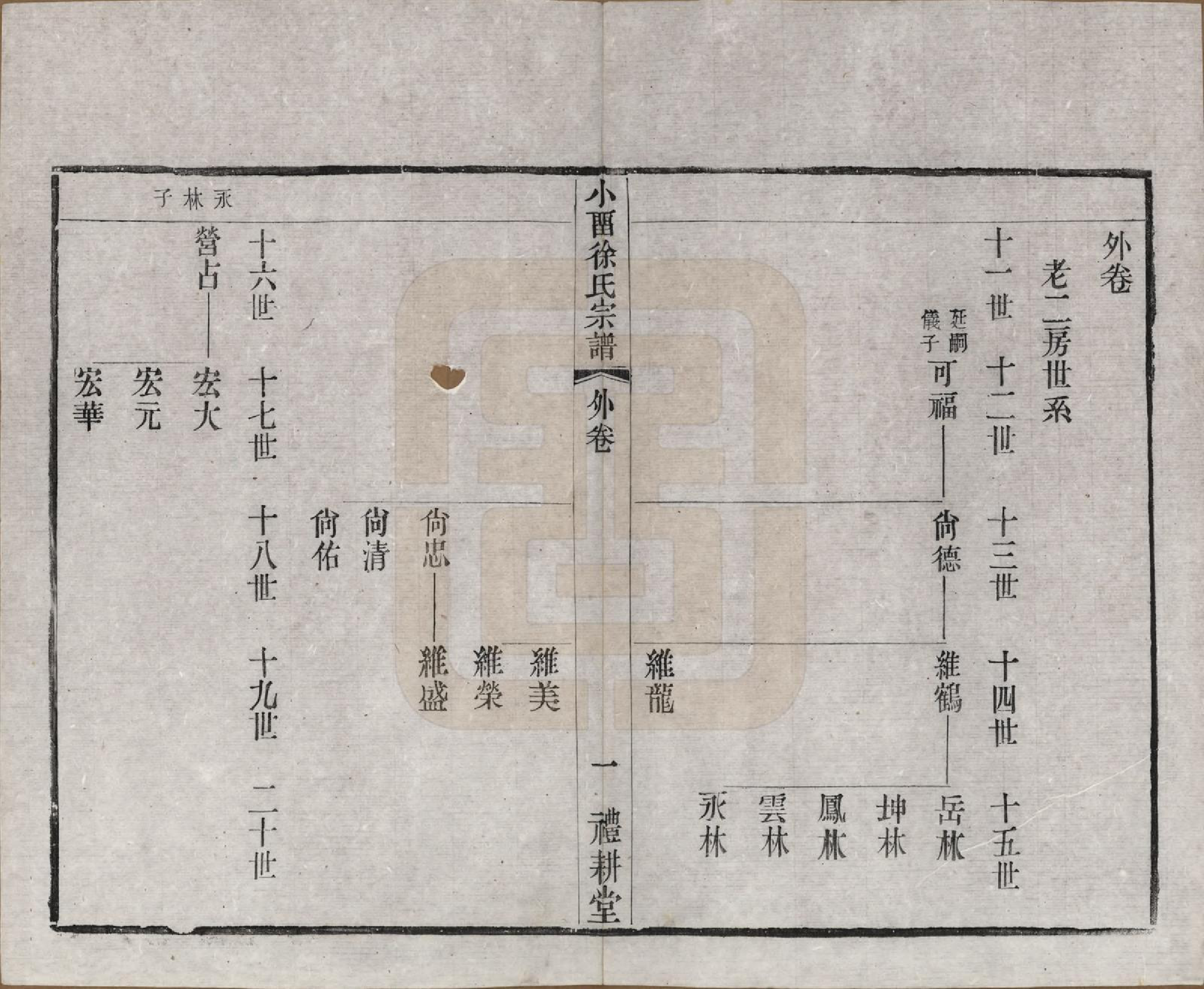 GTJP1892.徐.江苏武进.小留徐氏九修宗谱十二卷.清宣统三年（1911）_013.pdf_第1页