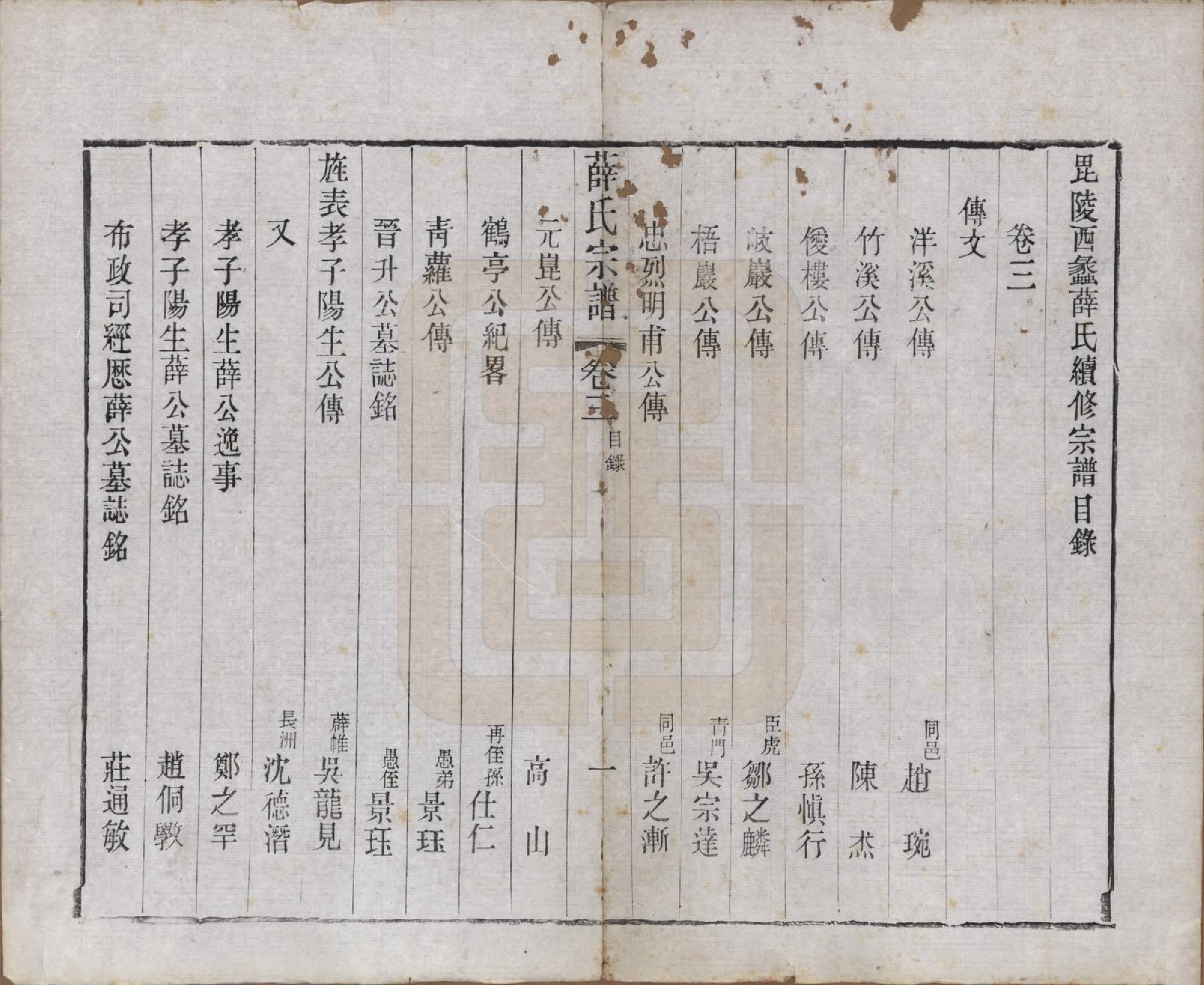 GTJP1927.薛.江苏常州.毗陵西蠡薛氏续修宗谱二十八卷.清宣统元年（1909）_003.pdf_第1页