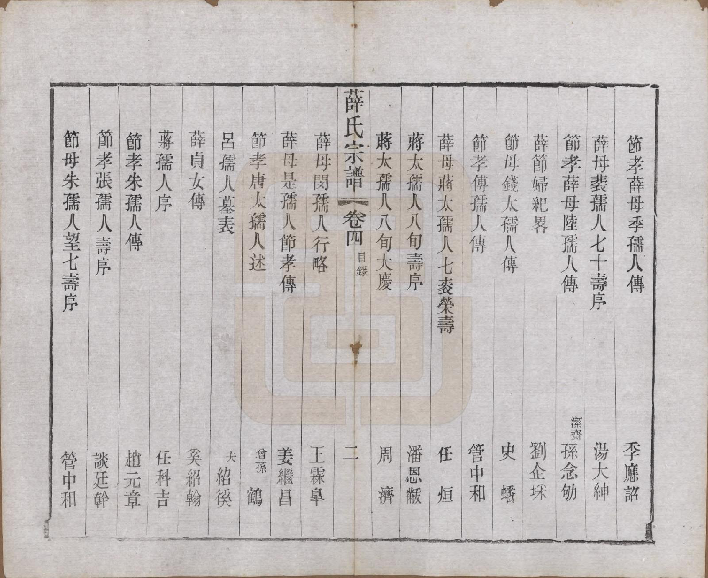 GTJP1927.薛.江苏常州.毗陵西蠡薛氏续修宗谱二十八卷.清宣统元年（1909）_004.pdf_第2页