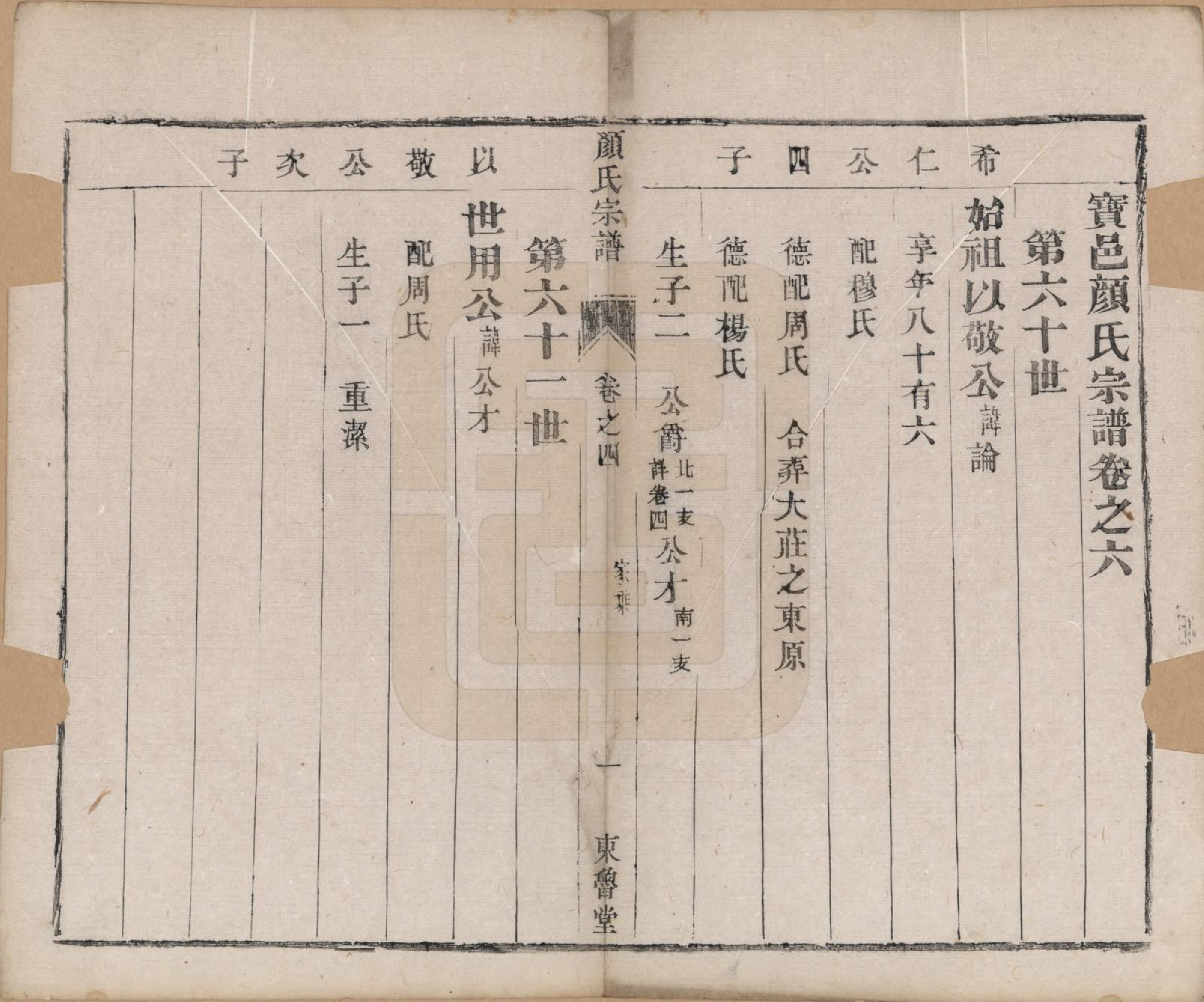 GTJP1936.顔.江苏宝应.宝邑顔氏宗谱七卷.民国二年（1913）_006.pdf_第1页