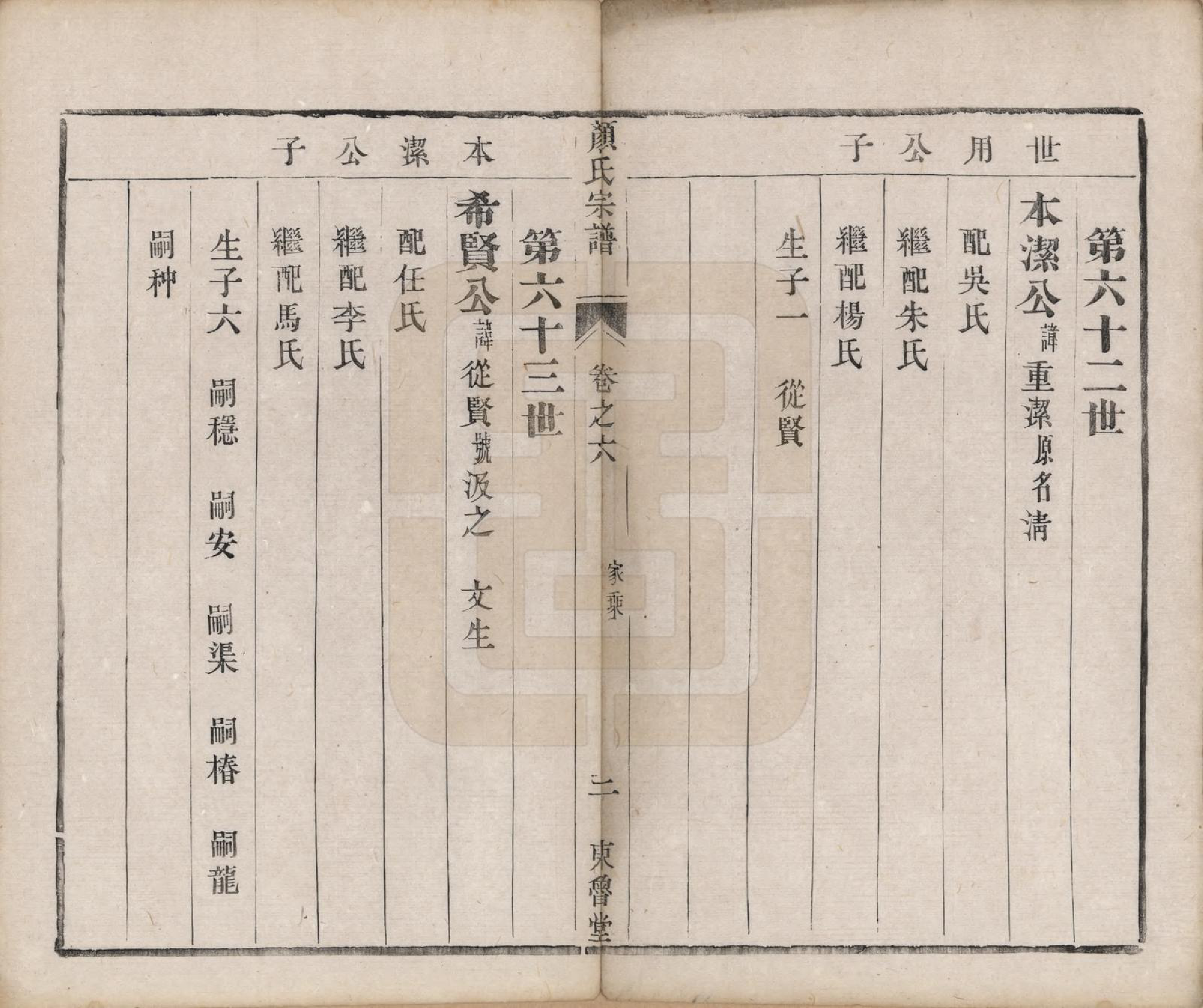 GTJP1936.顔.江苏宝应.宝邑顔氏宗谱七卷.民国二年（1913）_006.pdf_第2页