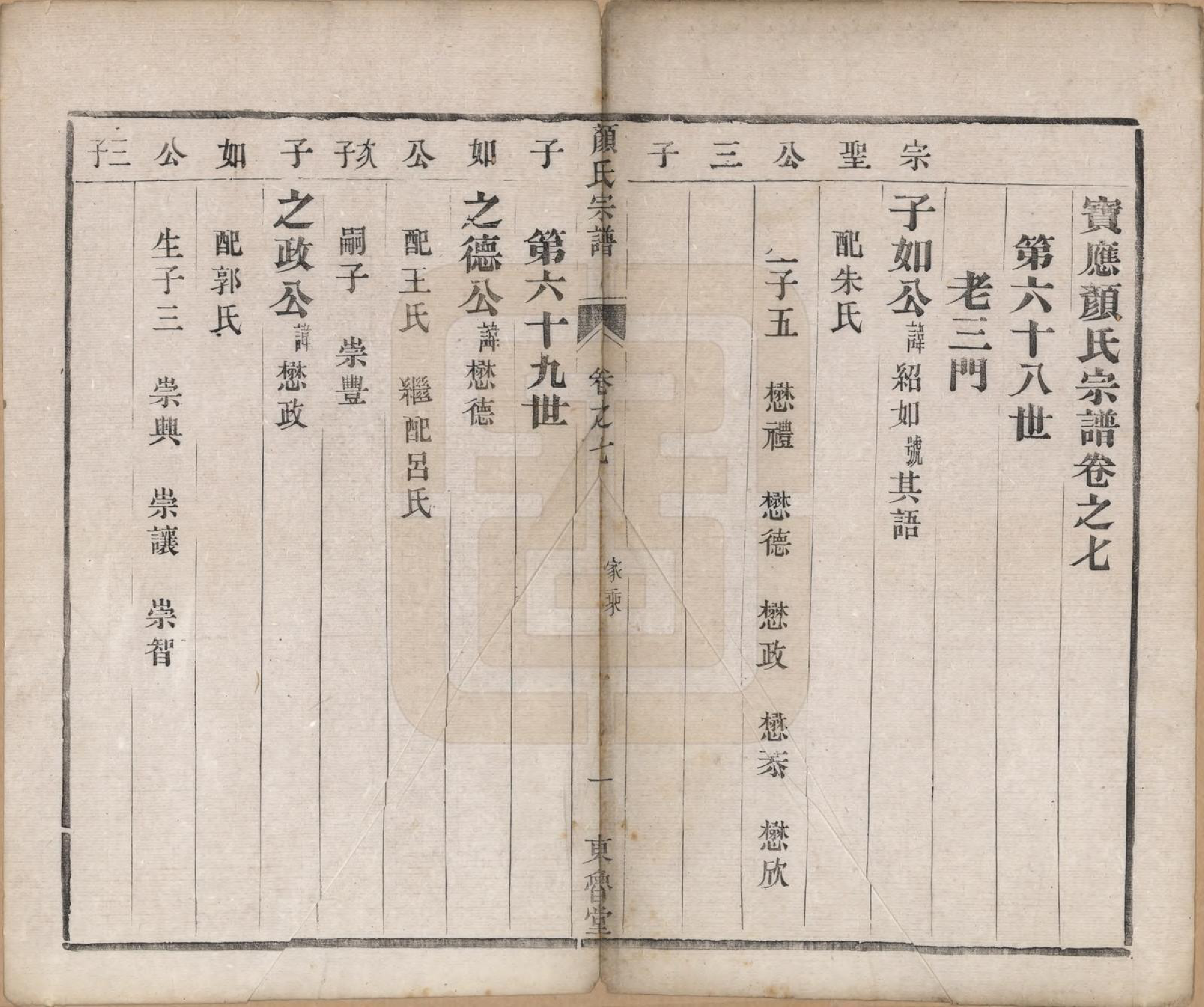 GTJP1936.顔.江苏宝应.宝邑顔氏宗谱七卷.民国二年（1913）_007.pdf_第1页