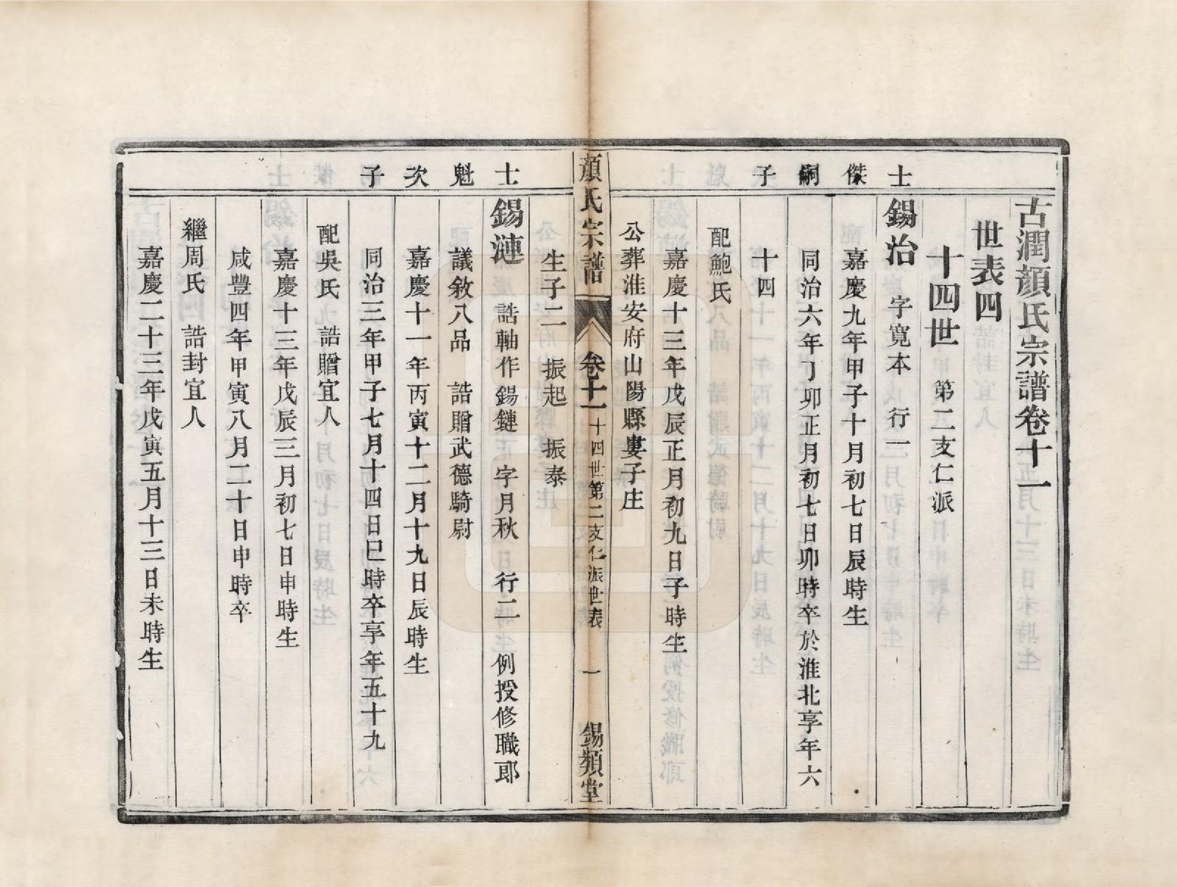 GTJP1937.顔.江苏润州.古润顔氏宗谱十二卷.民国四年（1915）_011.pdf_第1页