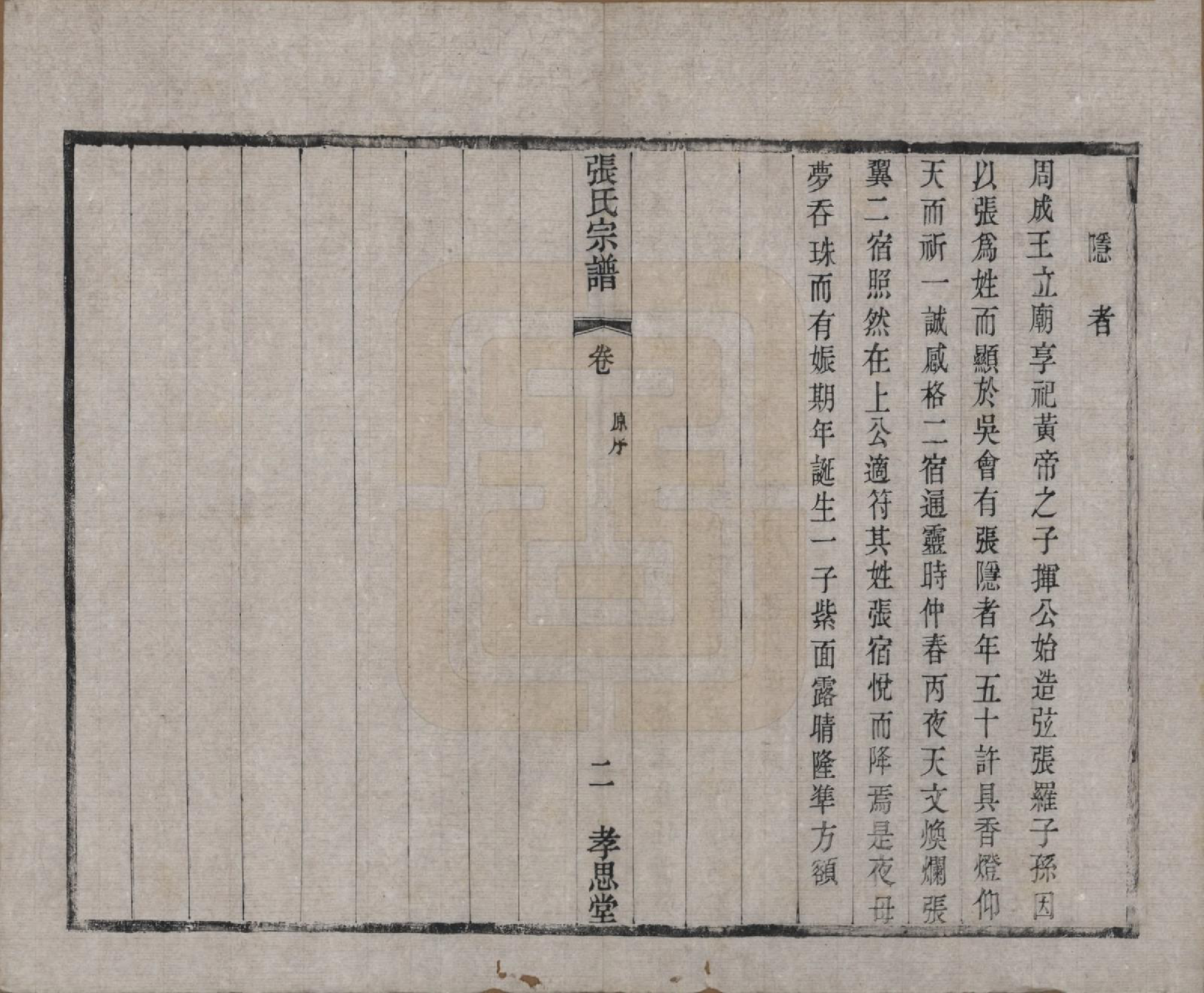 GTJP2174.张.江苏无锡.安阳张氏宗谱十二卷.清同治十一年（1872）_002.pdf_第2页