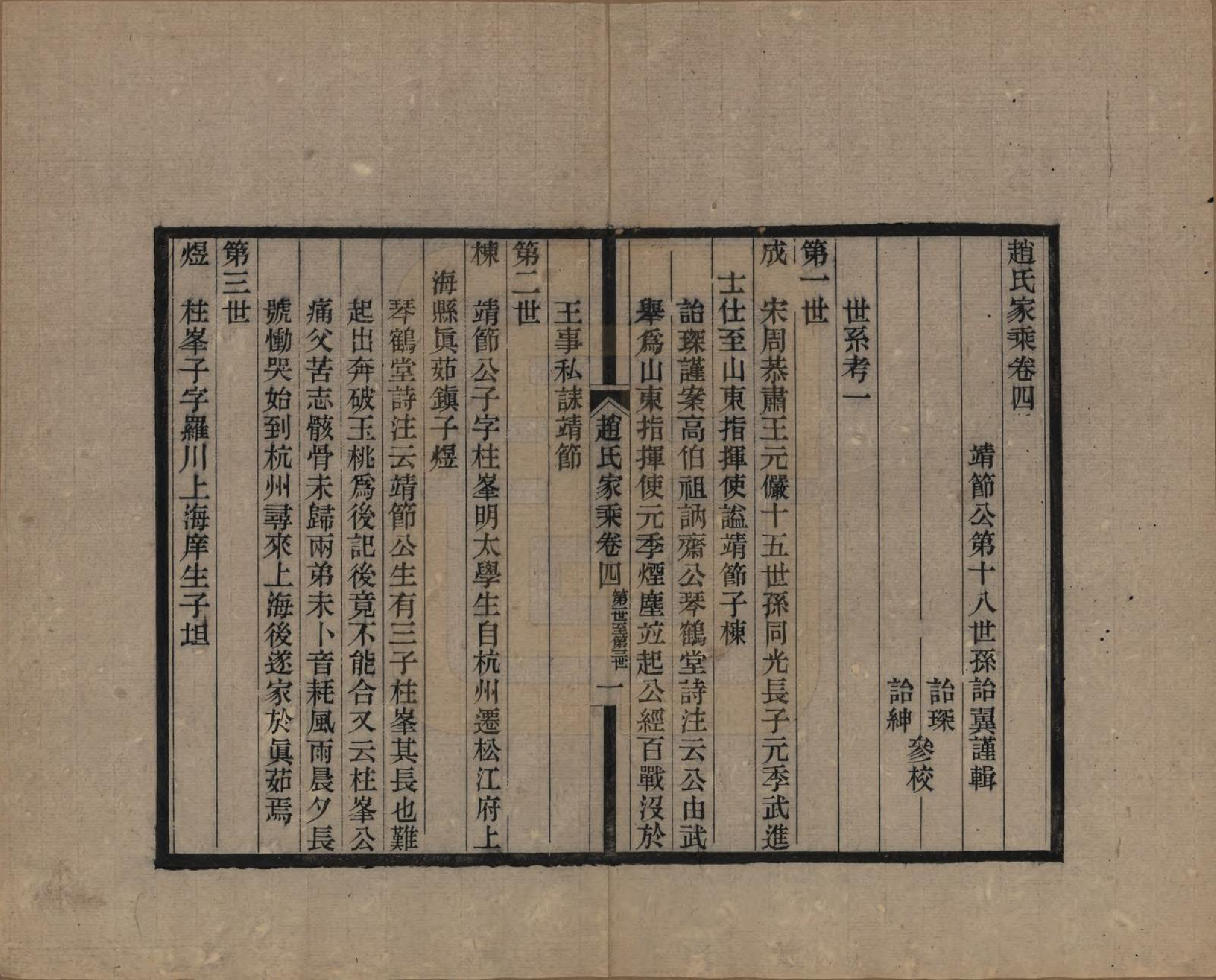 GTJP2208.赵.江苏崑山.赵氏家乘十六卷.民国八年（1919）_004.pdf_第1页