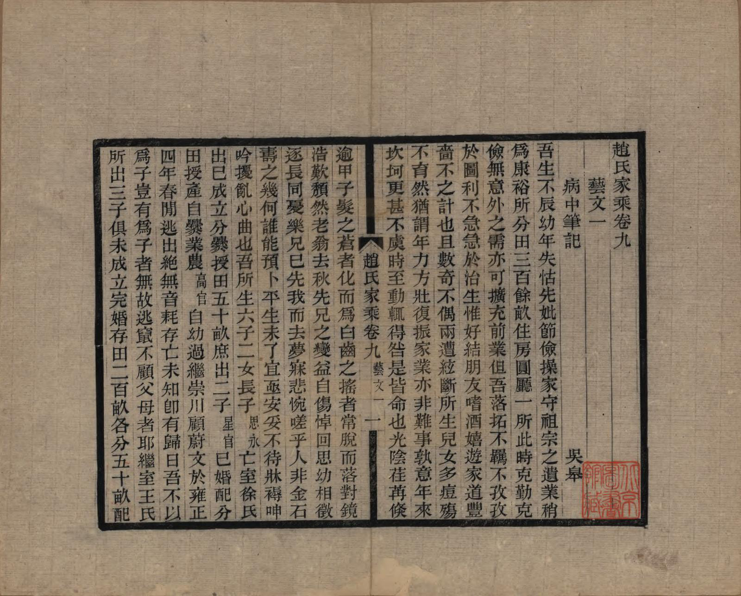 GTJP2208.赵.江苏崑山.赵氏家乘十六卷.民国八年（1919）_009.pdf_第1页