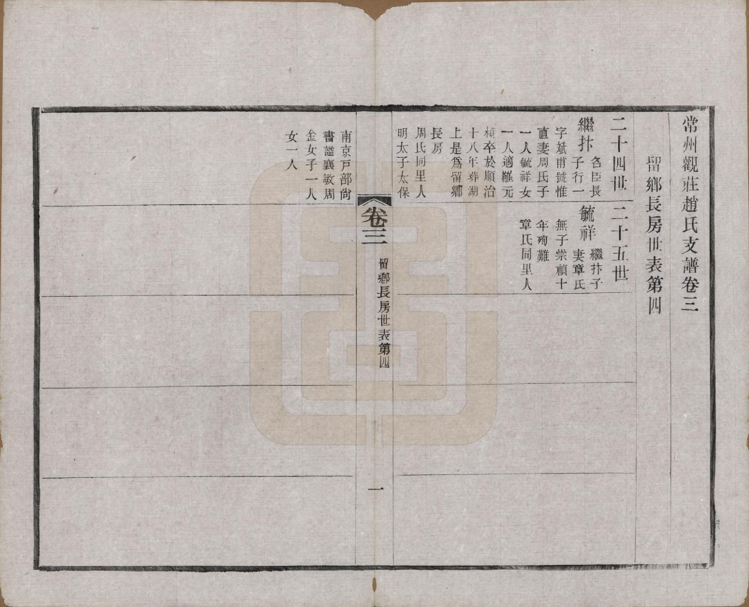 GTJP2222.赵.江苏常州.常州观庄赵氏支谱二十一卷.民国十七年（1928）_003.pdf_第1页