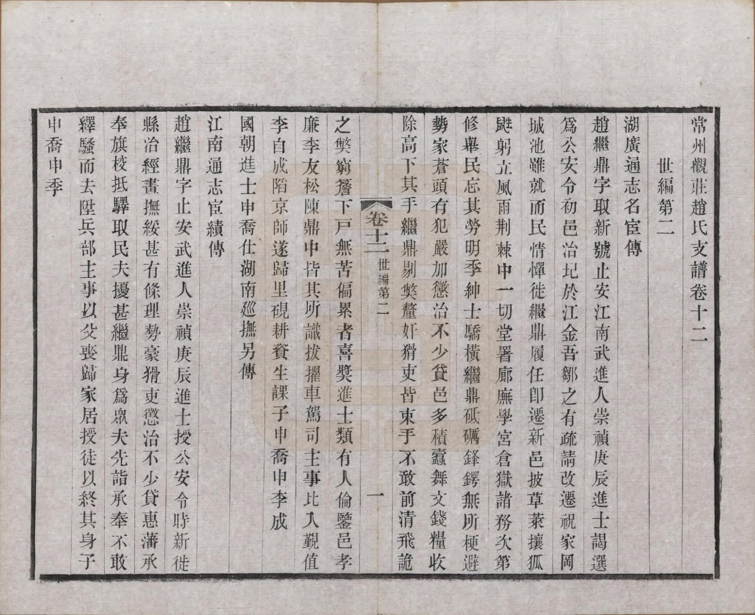 GTJP2222.赵.江苏常州.常州观庄赵氏支谱二十一卷.民国十七年（1928）_012.pdf_第1页