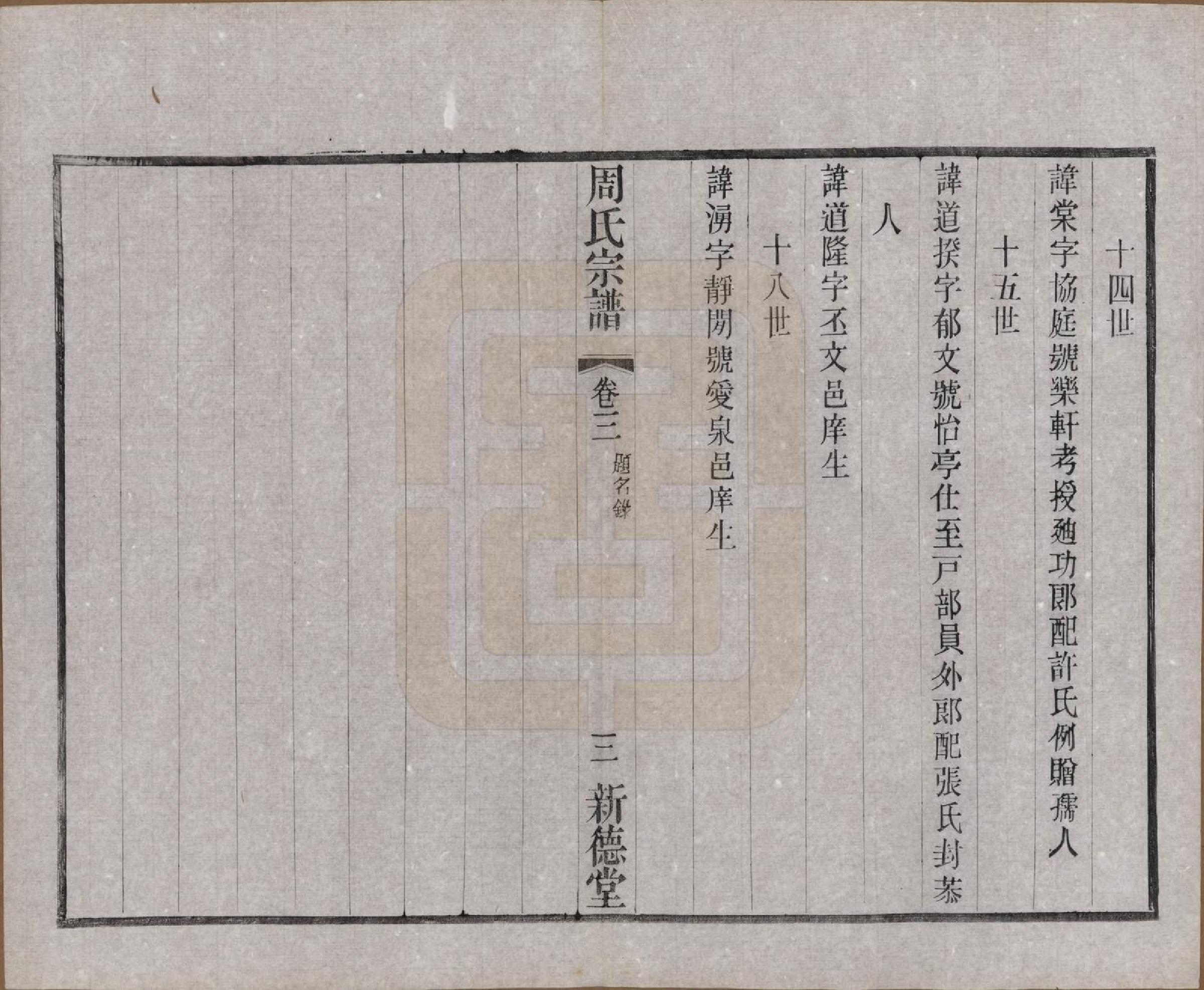 GTJP2296.周.江苏武进.毘陵周氏宗谱八卷.民国二十四年（1935）_003.pdf_第3页