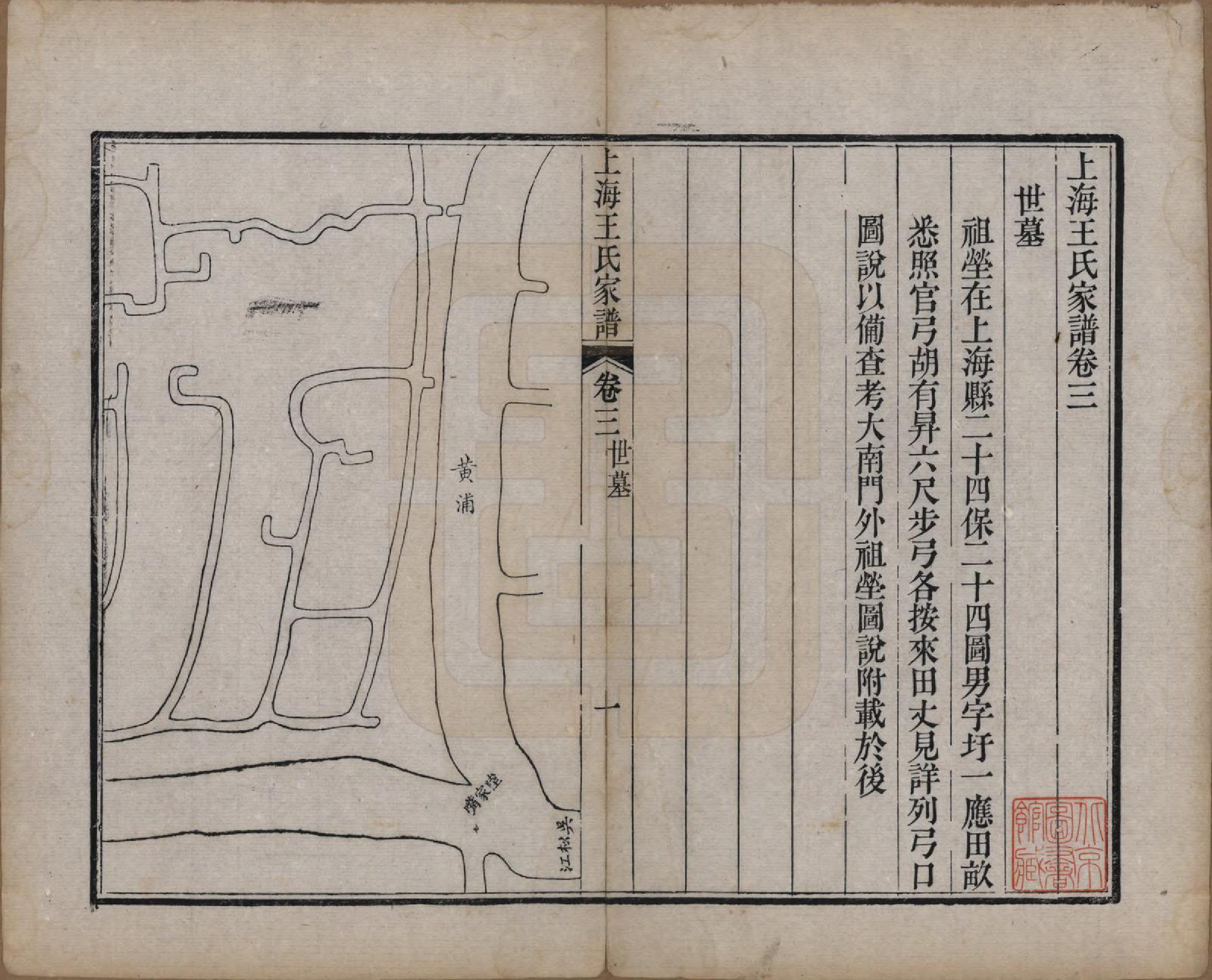 GTJP1624.王.上海.王氏家谱六卷.清咸丰十一年（1861）_003.pdf_第1页