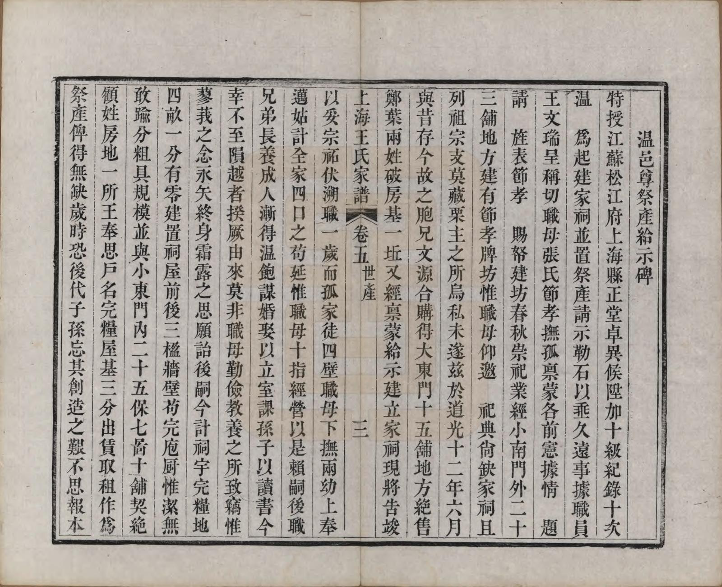 GTJP1624.王.上海.王氏家谱六卷.清咸丰十一年（1861）_005.pdf_第3页