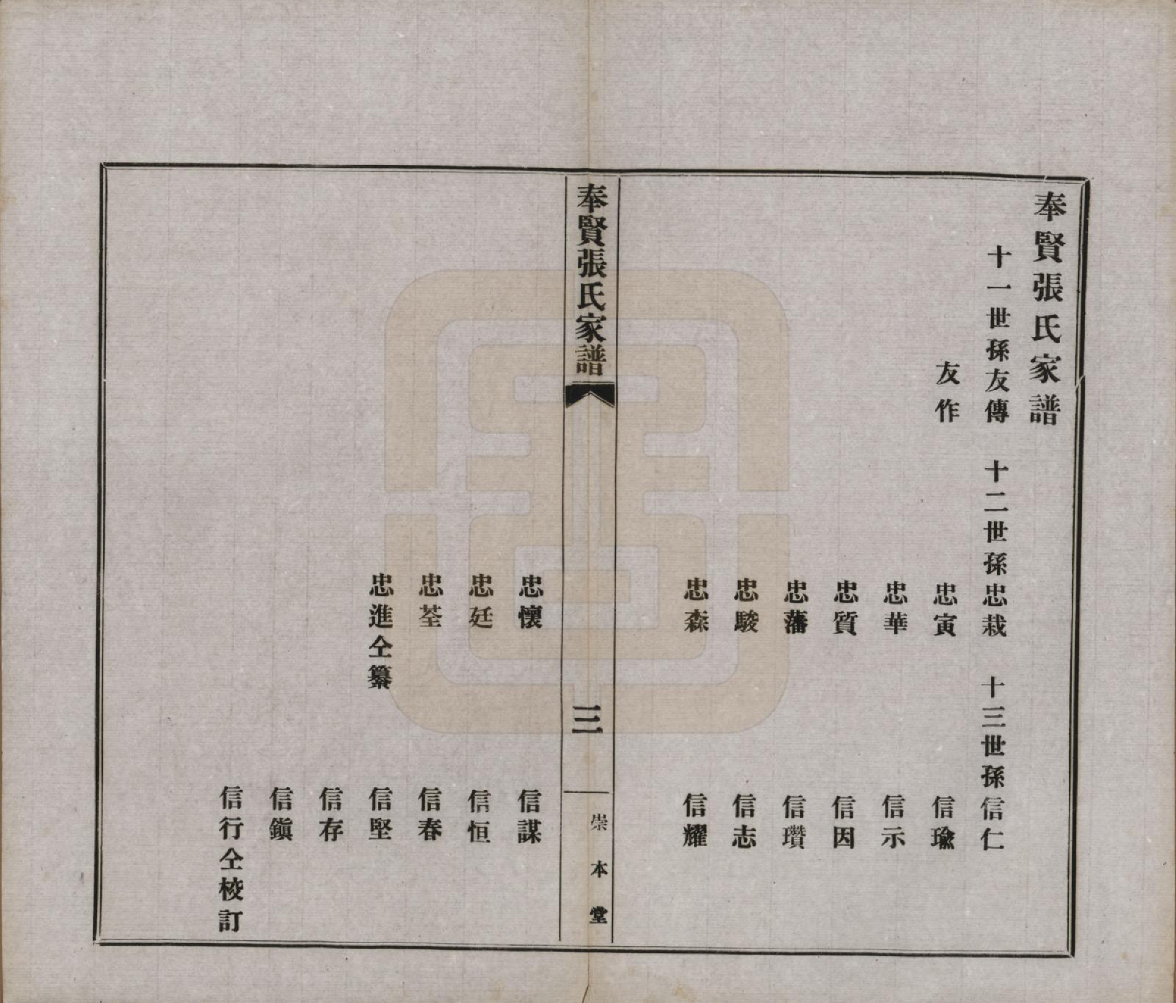 GTJP2099.张.上海.奉贤张氏家谱六卷首一卷.民国六年（1917）_004.pdf_第3页