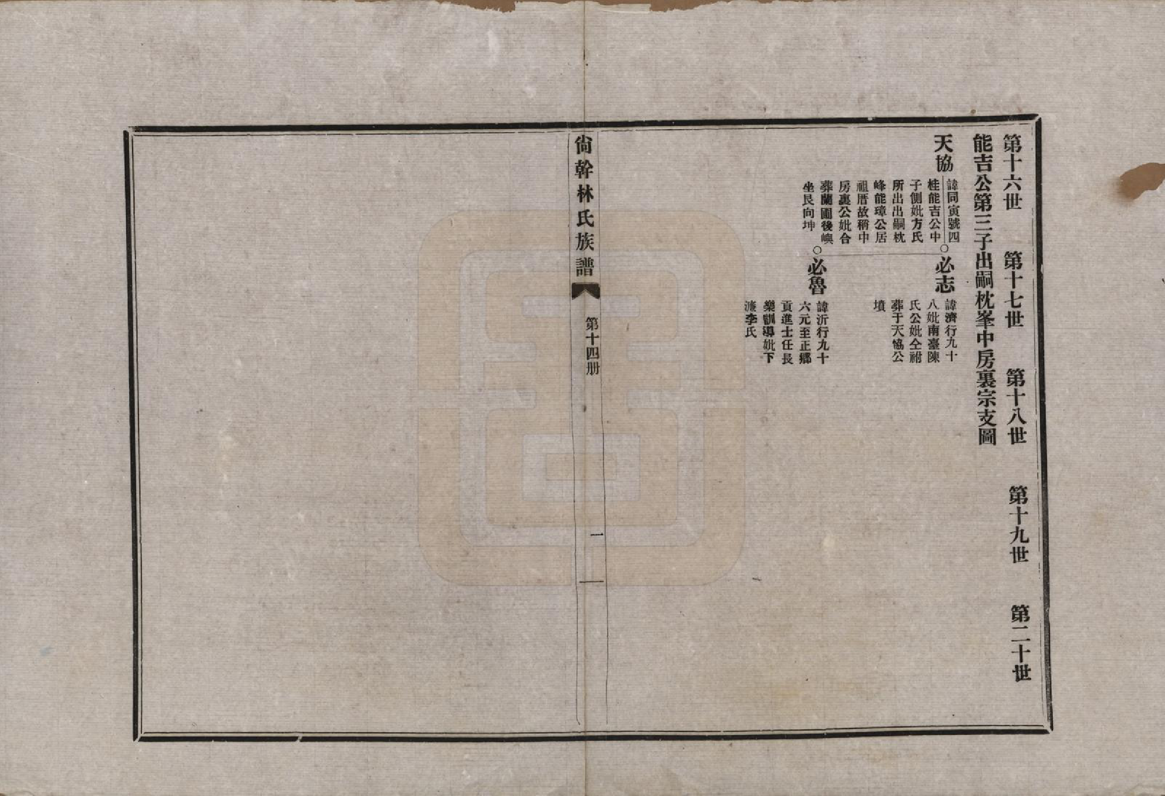 GTJP0891.林.福建福州.陶江林氏宗谱.民国十八年（1929）_014.pdf_第1页