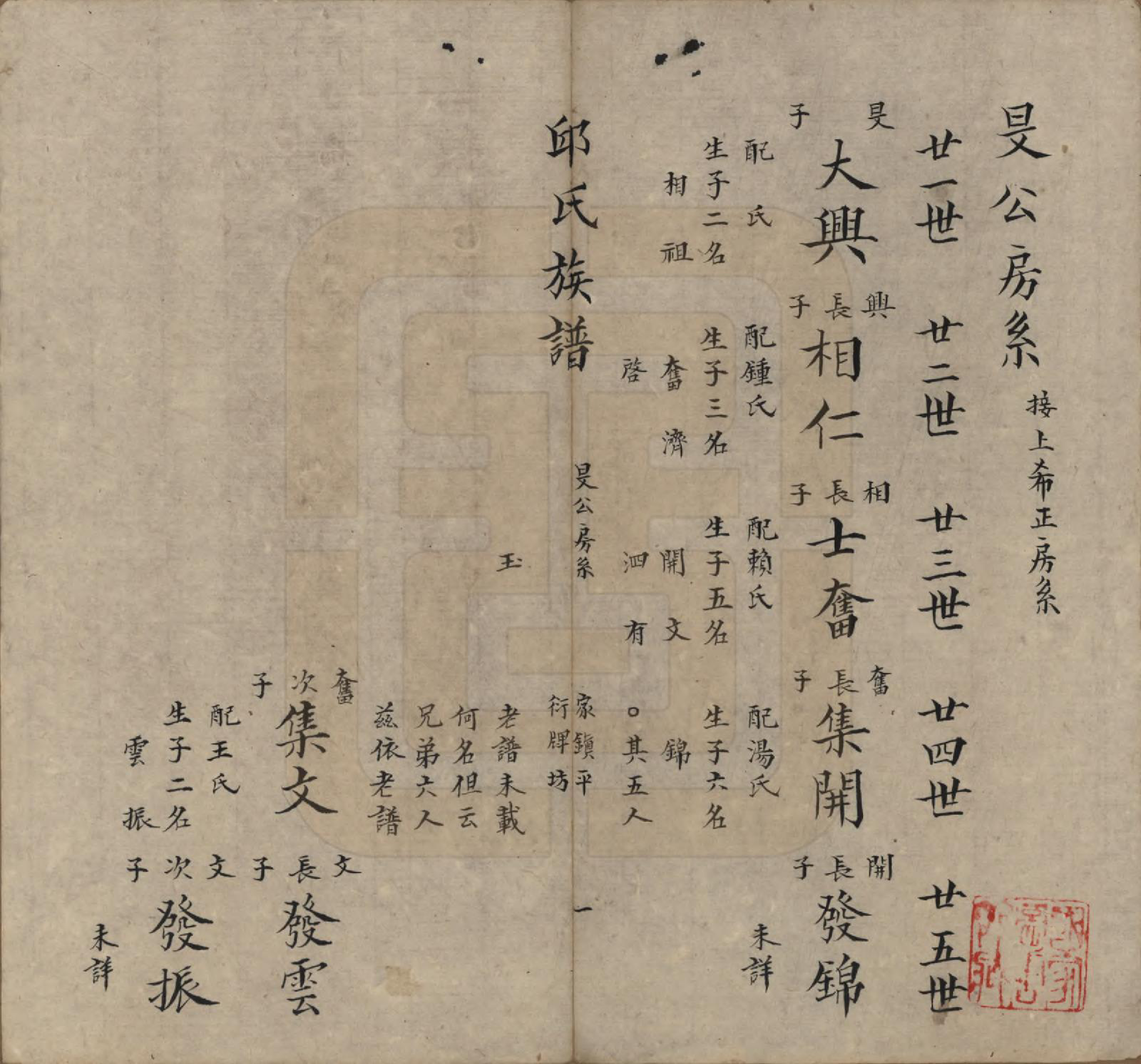 GTJP1207.邱.福建兴化.邱氏族谱.清道光二十八年(1848)_002.pdf_第1页