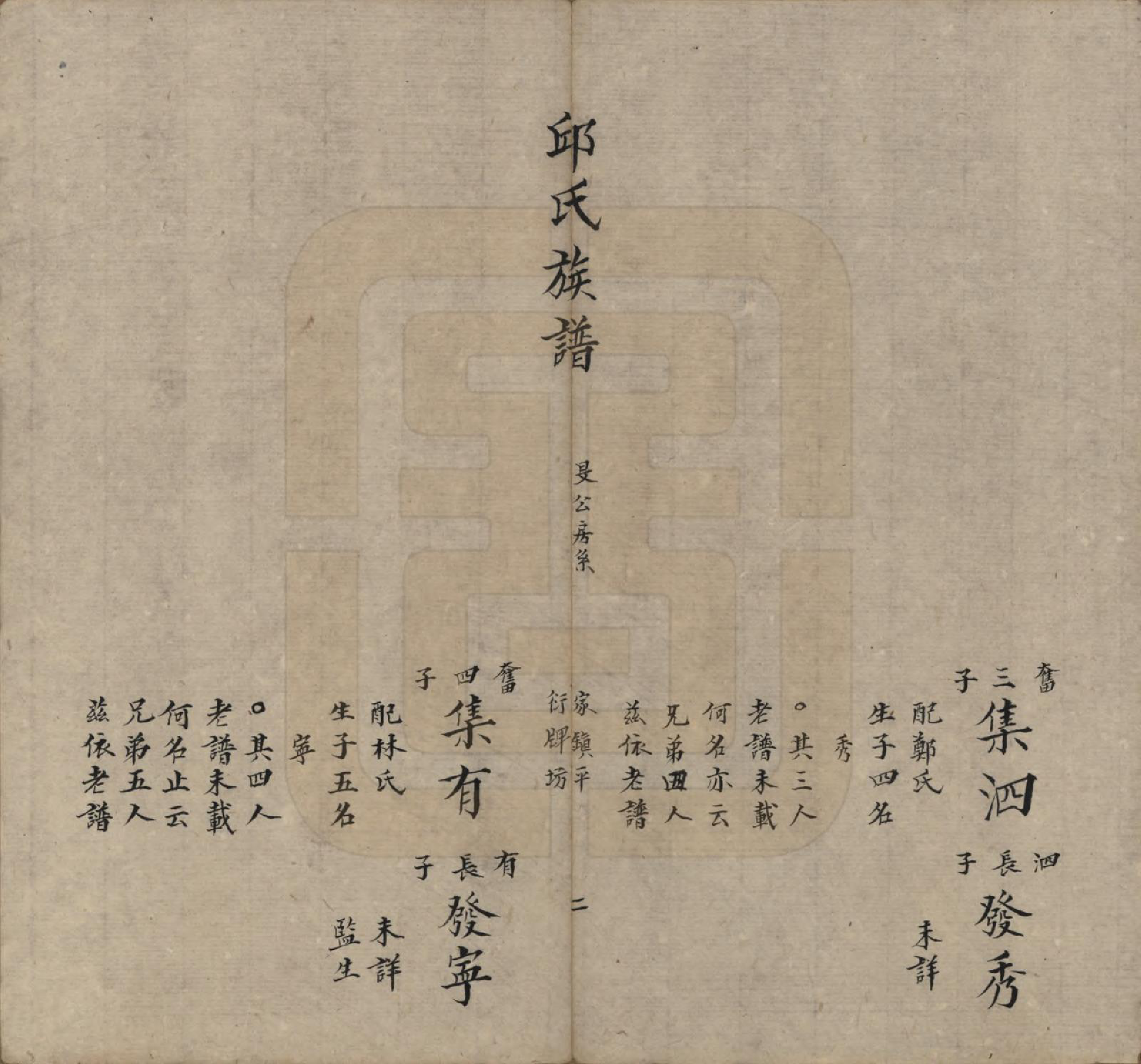 GTJP1207.邱.福建兴化.邱氏族谱.清道光二十八年(1848)_002.pdf_第2页