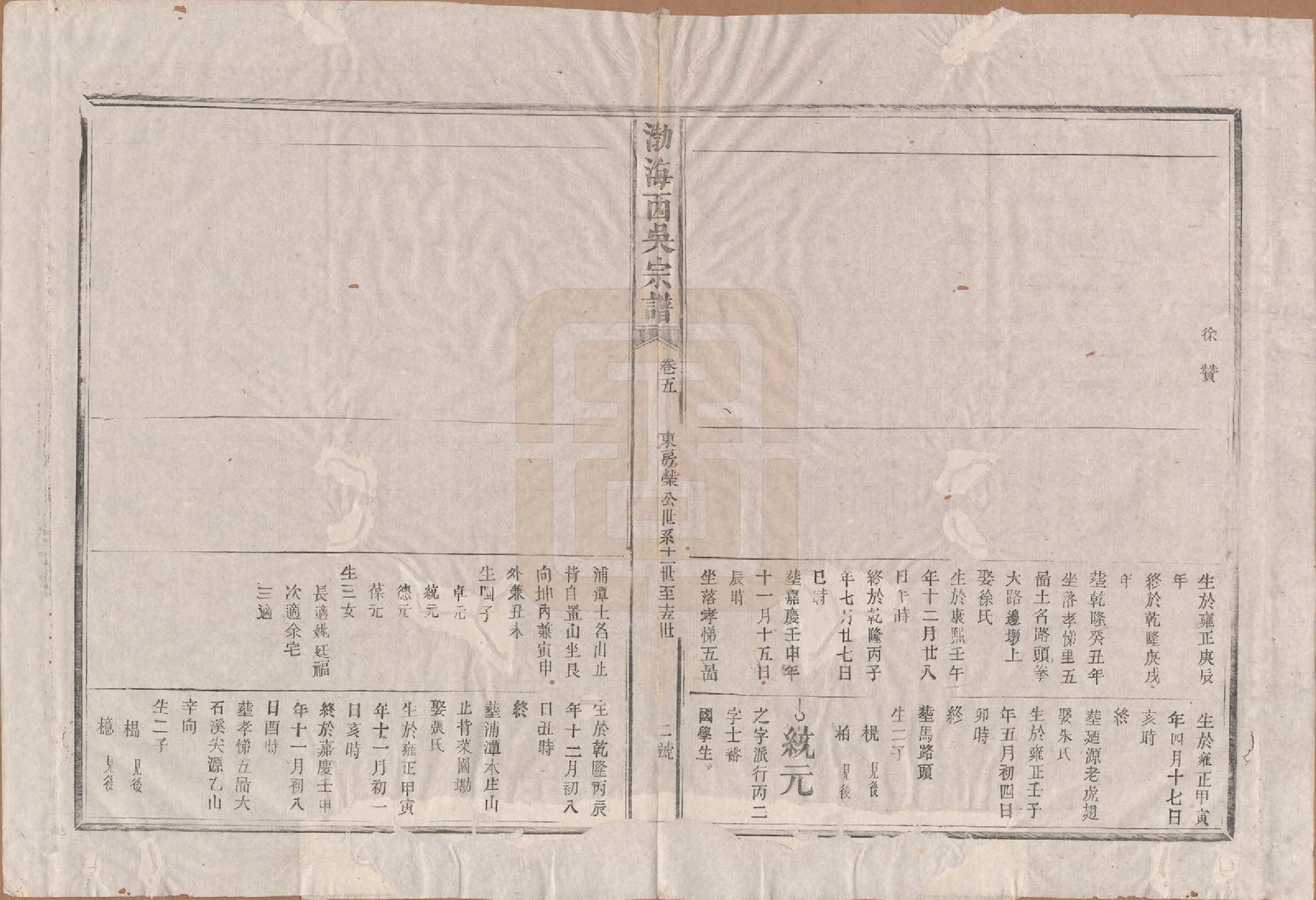 GTJP1701.吴.福建浦城.西吴（吴氏）宗谱十二卷.清光绪十七年（1891）_004.pdf_第2页