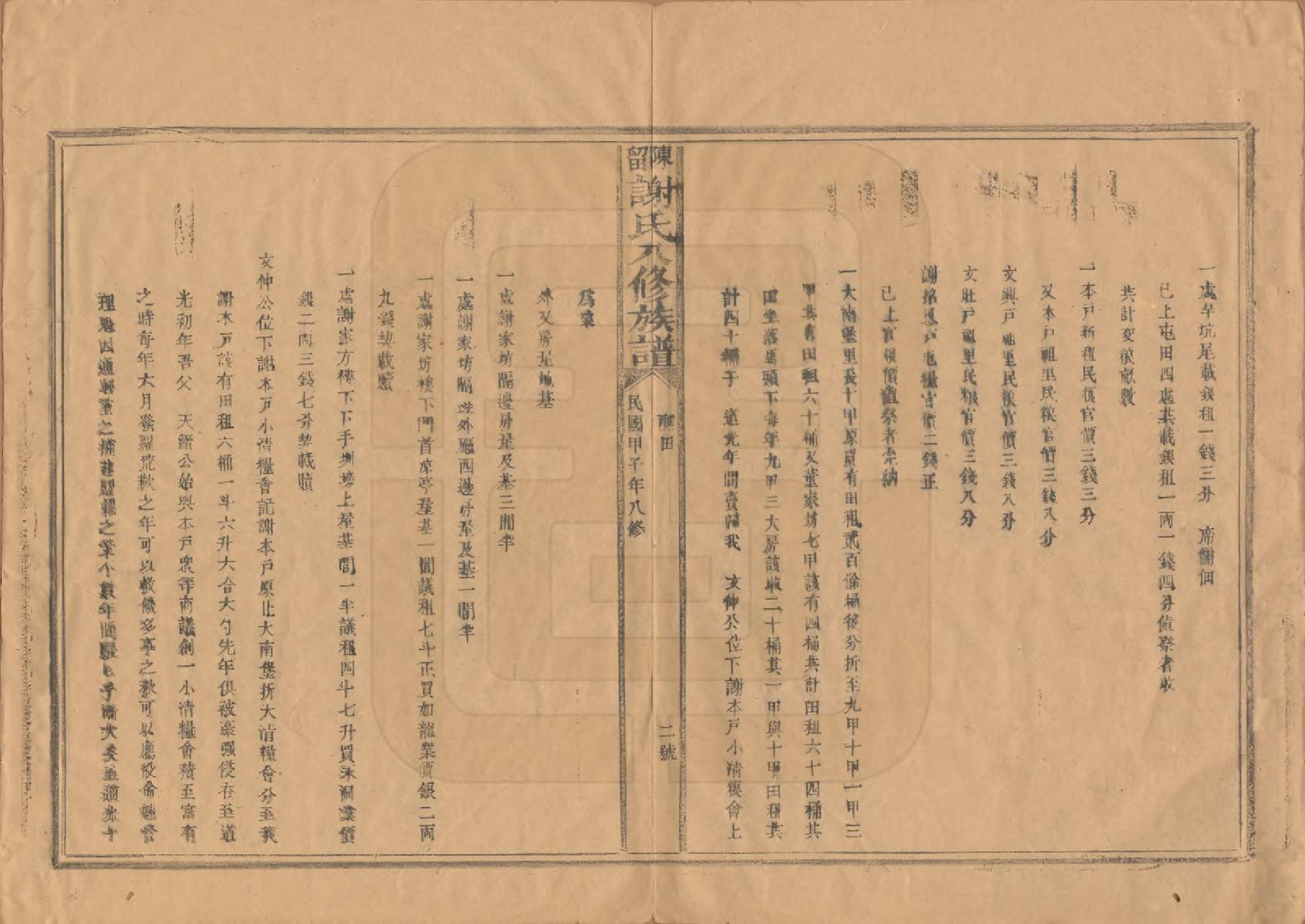 GTJP1770.谢.福建建宁.陈留谢氏八修族谱.民国13年[1924]_002.pdf_第2页