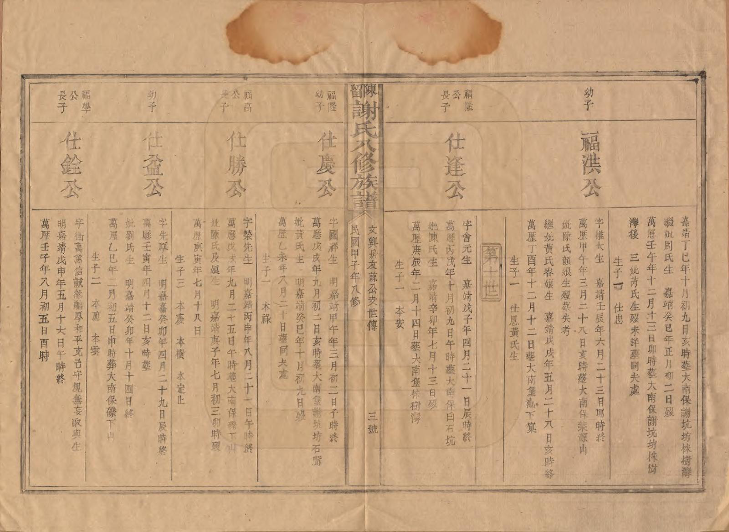 GTJP1770.谢.福建建宁.陈留谢氏八修族谱.民国13年[1924]_008.pdf_第3页