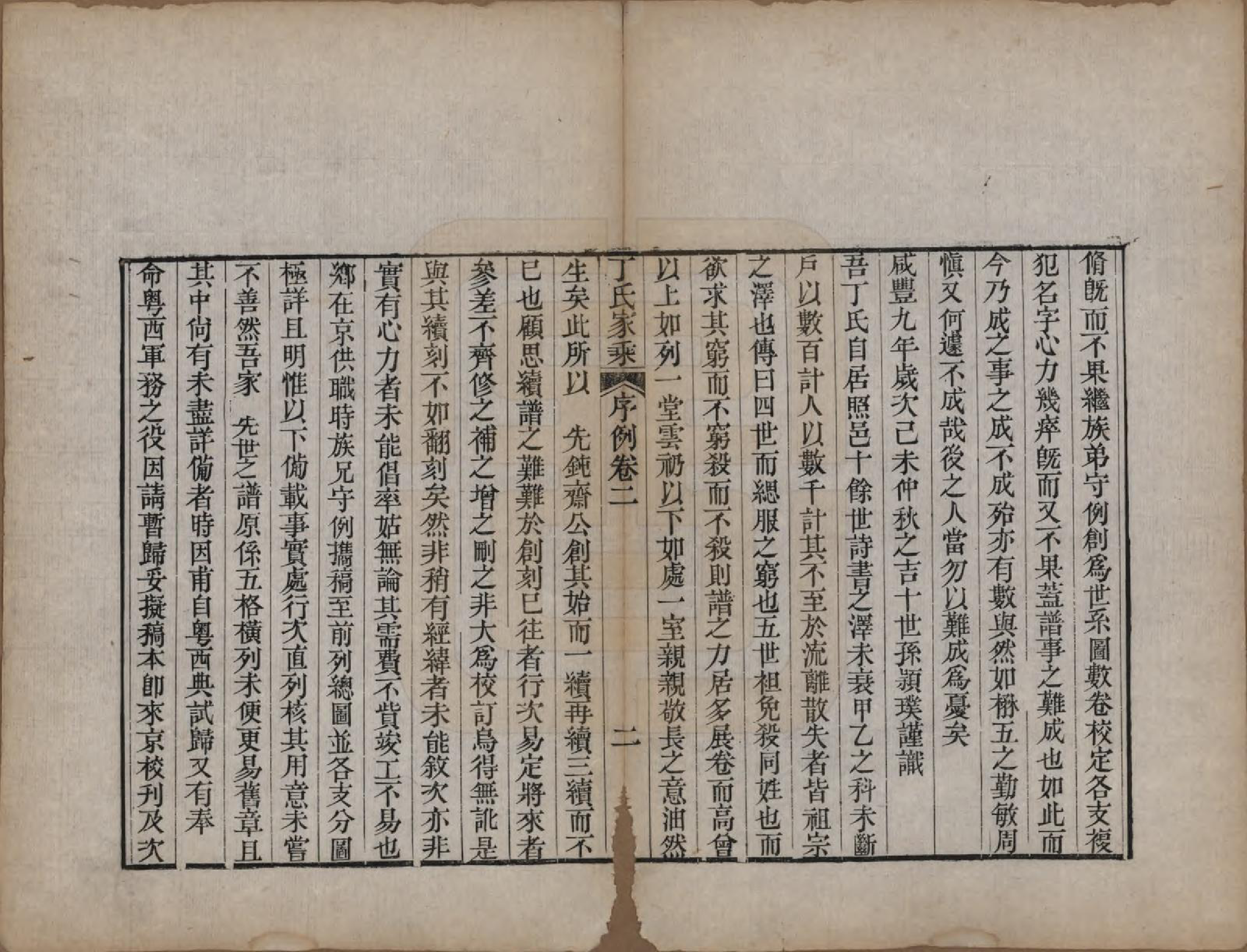 GTJP0299.丁.山东日照.日照丁氏家乘五十四卷.清咸丰七年至十年（1857—1860）_002.pdf_第2页