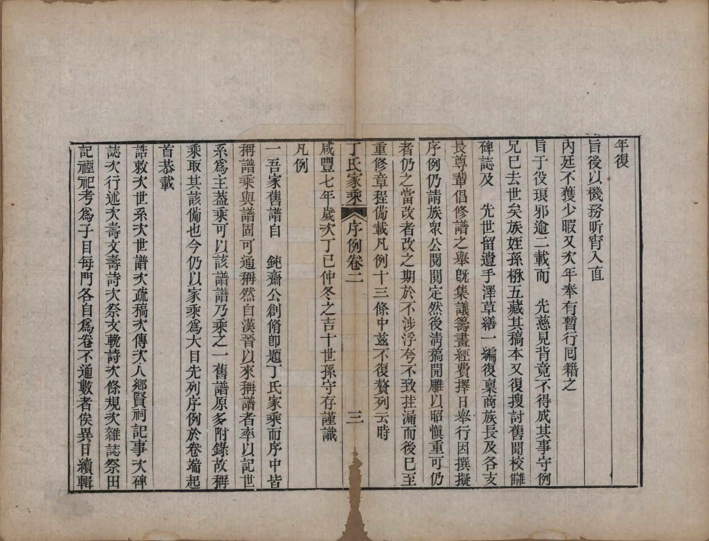 GTJP0299.丁.山东日照.日照丁氏家乘五十四卷.清咸丰七年至十年（1857—1860）_002.pdf_第3页