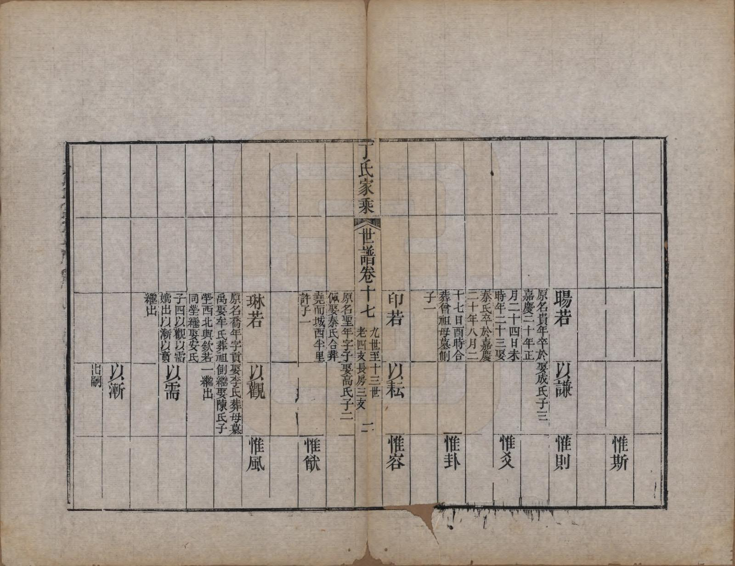 GTJP0299.丁.山东日照.日照丁氏家乘五十四卷.清咸丰七年至十年（1857—1860）_028.pdf_第2页