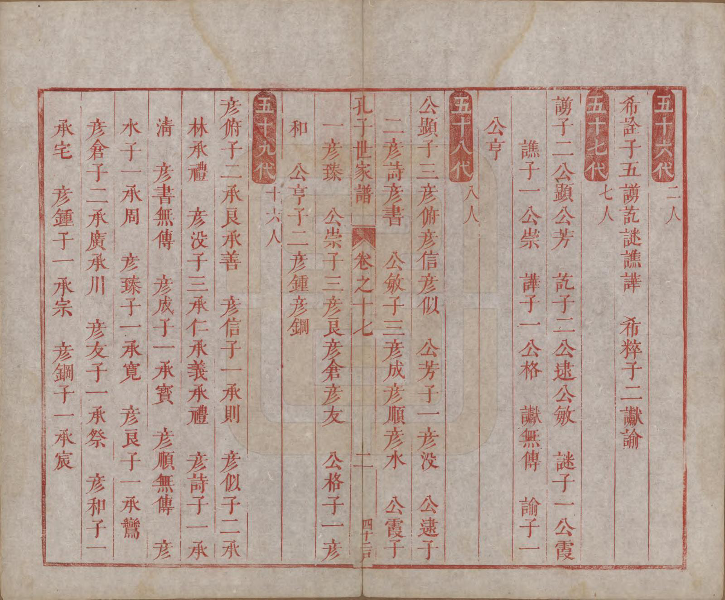 GTJP0743.孔.山东曲阜.孔子世家谱.清初[1644-1722]_017.pdf_第2页