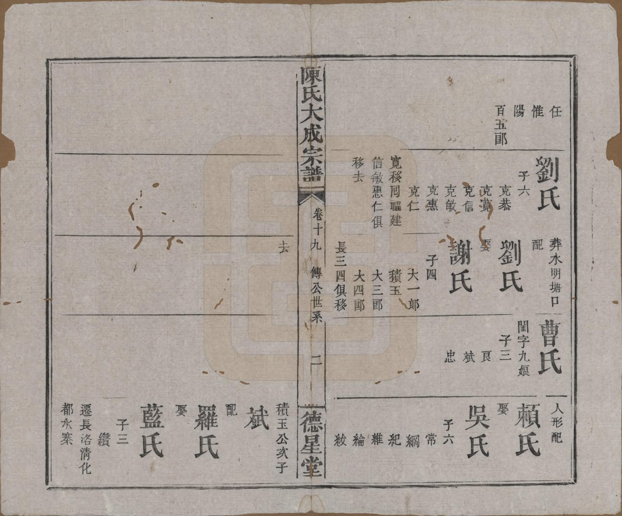 GTJP0205.陈.河南许昌.陈氏大成宗谱三十三卷.清光绪十四年（1888）_219.pdf_第2页