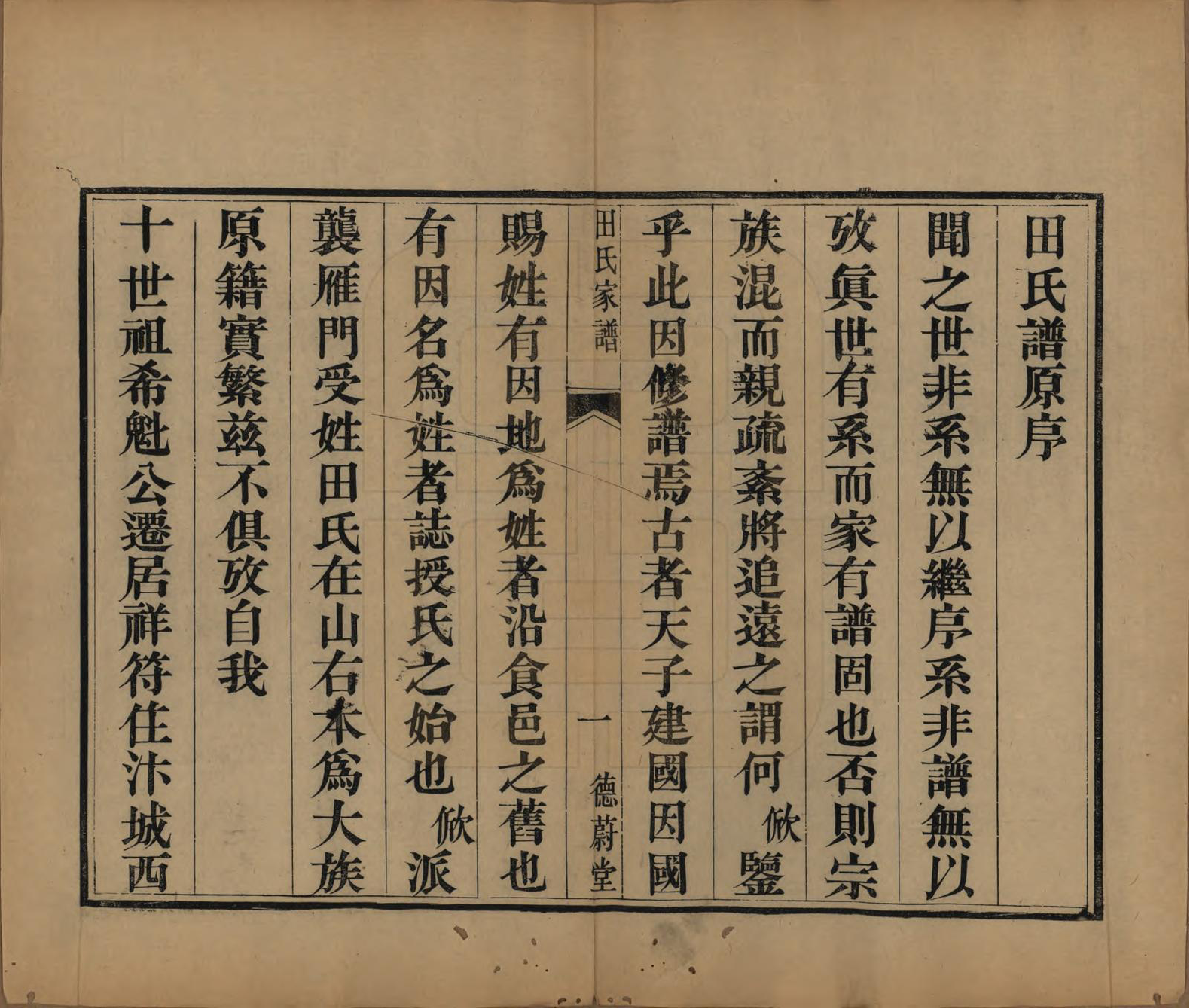 GTJP1430.田.河南开封.田氏家谱不分卷.清同治九年（1870）_001.pdf_第2页