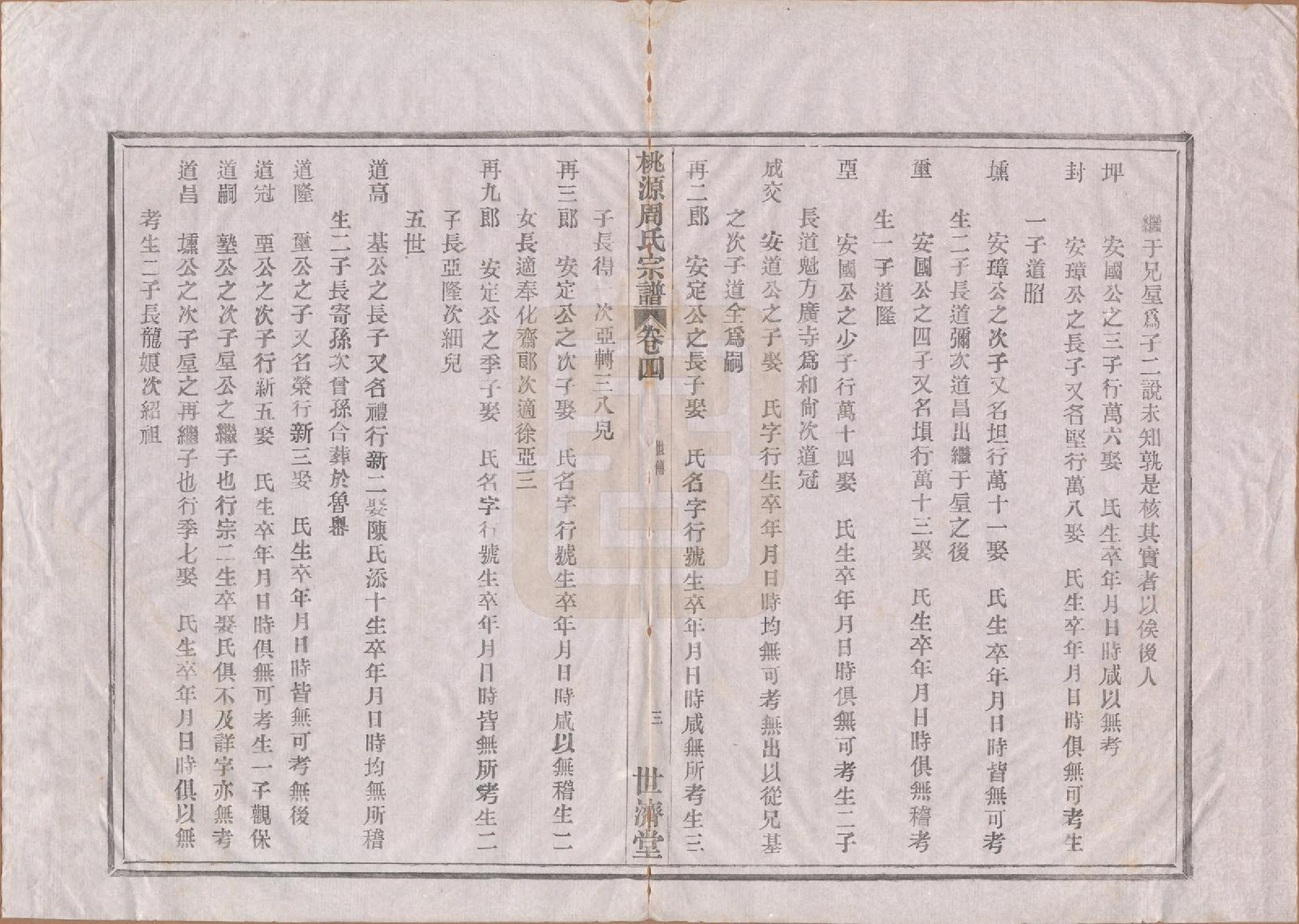 GTJP2313.周.河南汝南.桃源周氏宗谱六卷.民国十一年（1922）_004.pdf_第3页