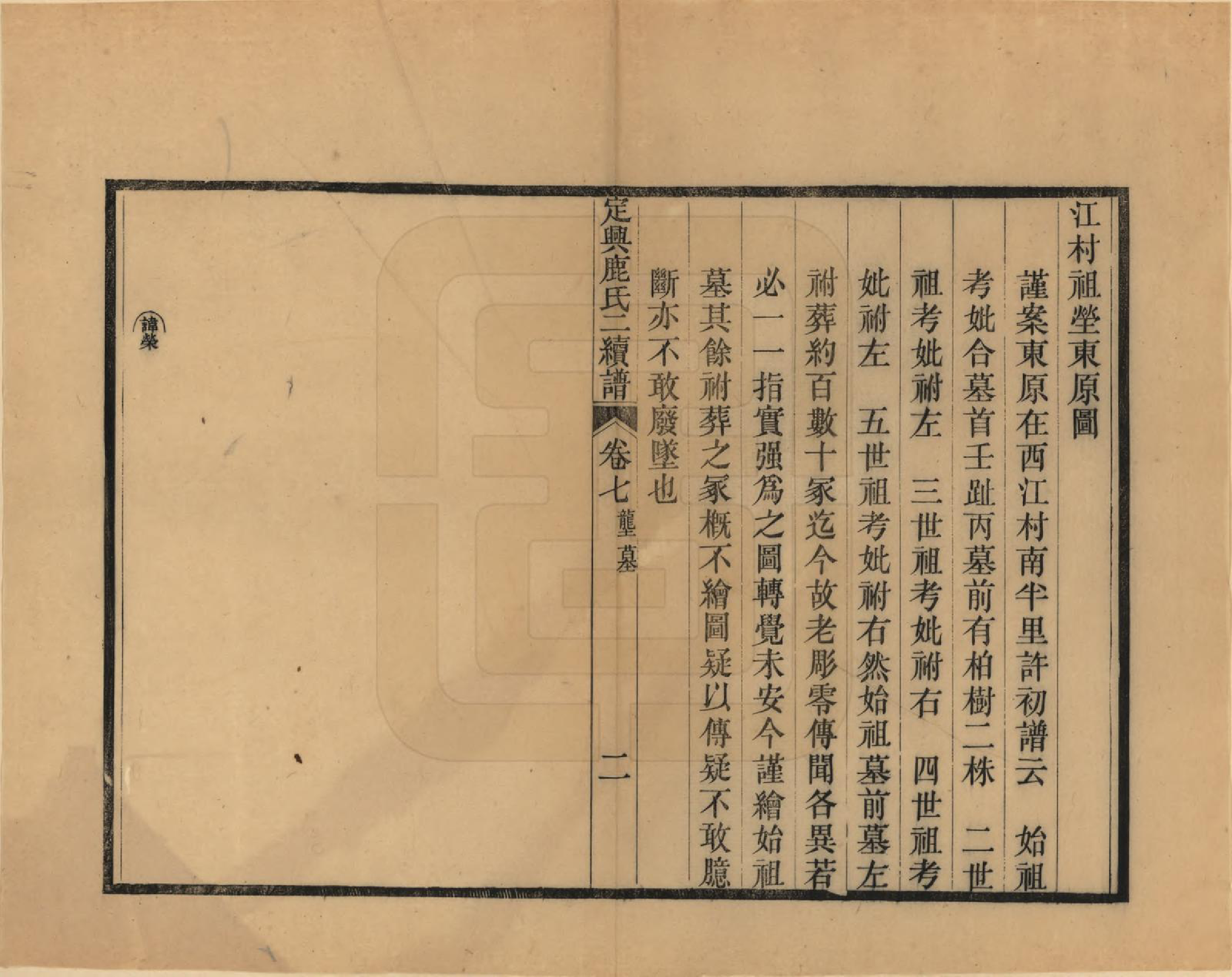 GTJP1027.鹿.河北定兴.定兴鹿氏二续谱十五卷.清光绪二十三年（1897）_007.pdf_第2页