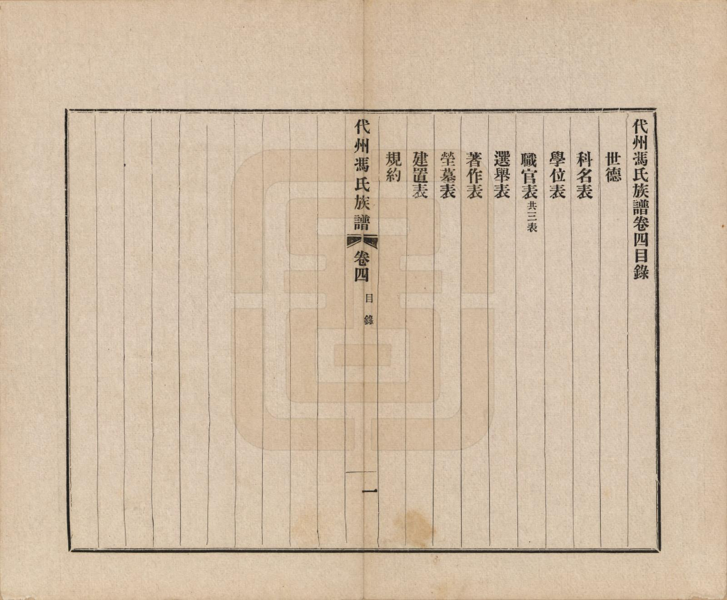 GTJP0344.冯.山西代县.代州冯氏族谱四卷.民国二十二年（1933）_004.pdf_第2页