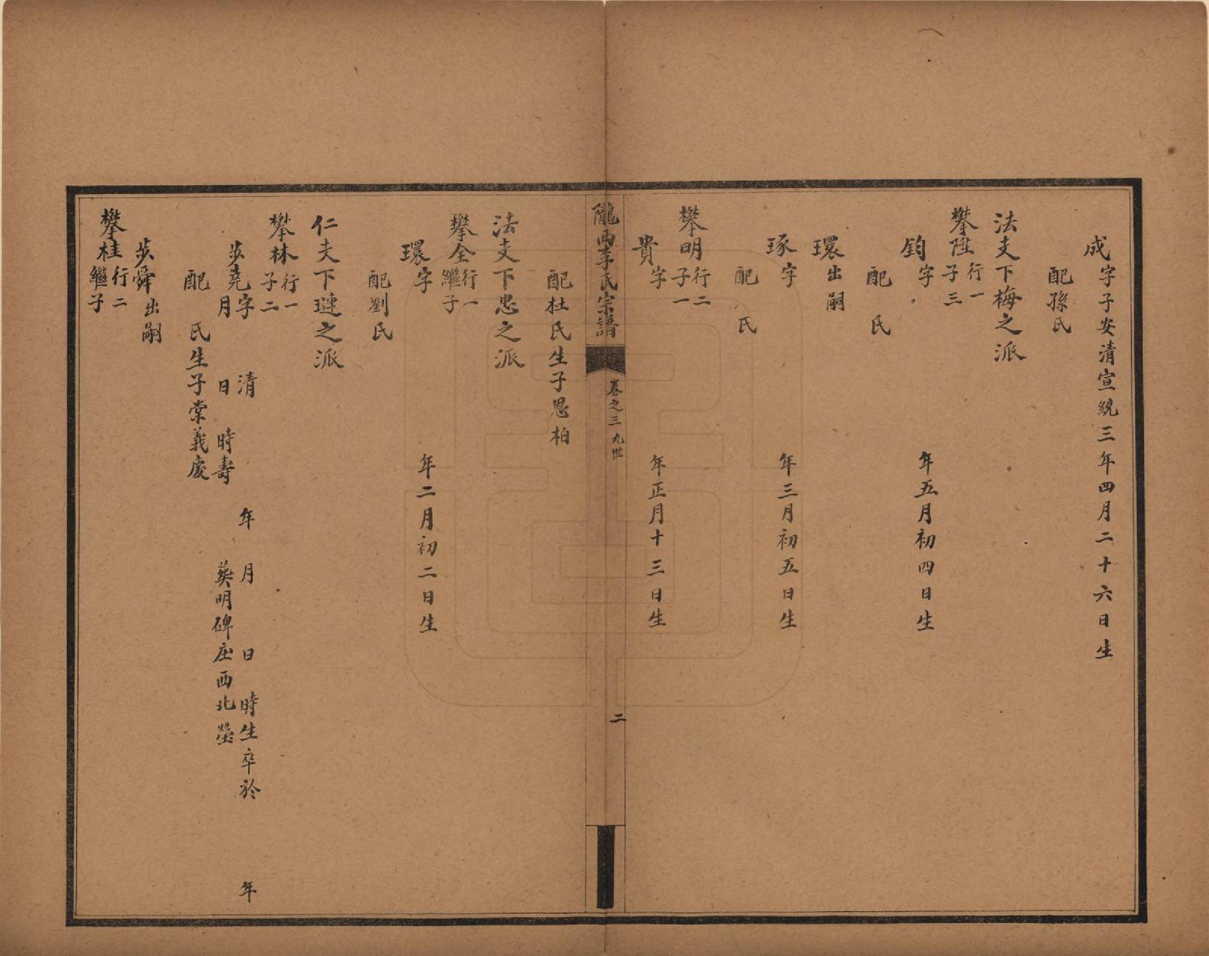 GTJP0828.李.甘肃.陇西李氏家谱四卷.民国十六年（1927）_003.pdf_第2页