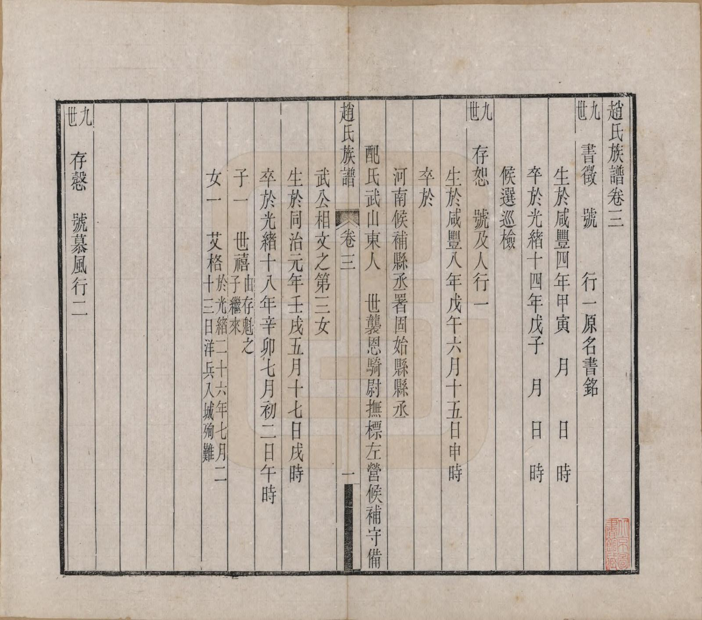 GTJP2233.赵.辽宁铁岭.赵氏族谱.清宣统2年[1910]_003.pdf_第1页