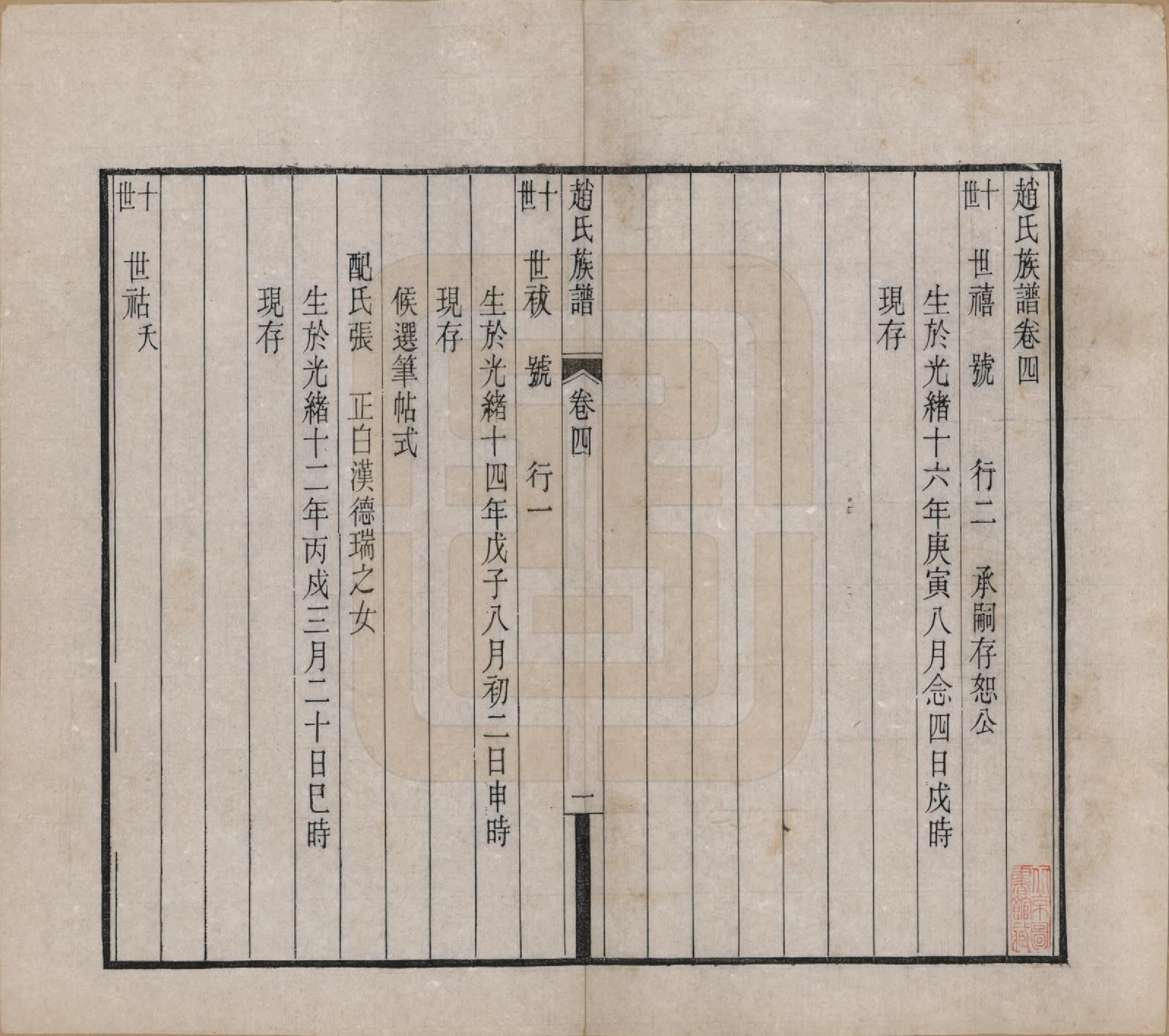 GTJP2233.赵.辽宁铁岭.赵氏族谱.清宣统2年[1910]_004.pdf_第1页