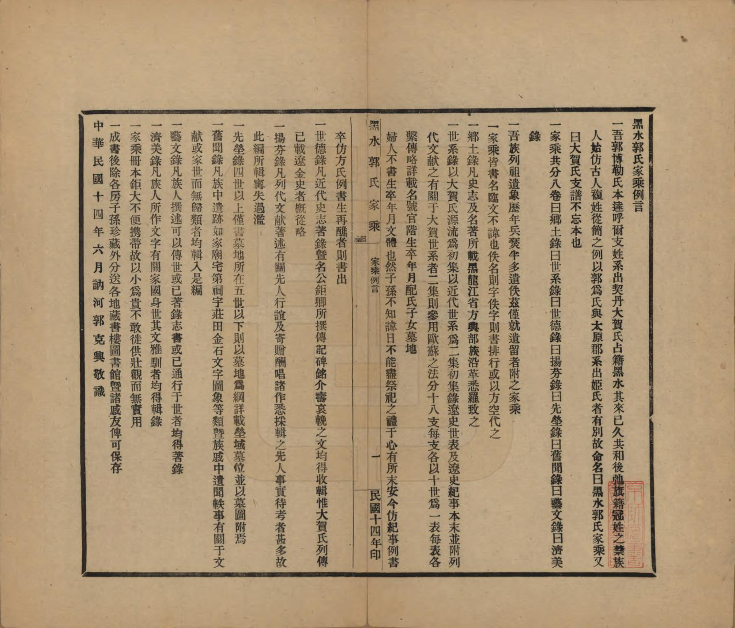 GTJP0454.郭.黑龙江.黑水郭氏家乘八卷.民国十四年（1925）—民国十五年（1926）_003.pdf_第3页