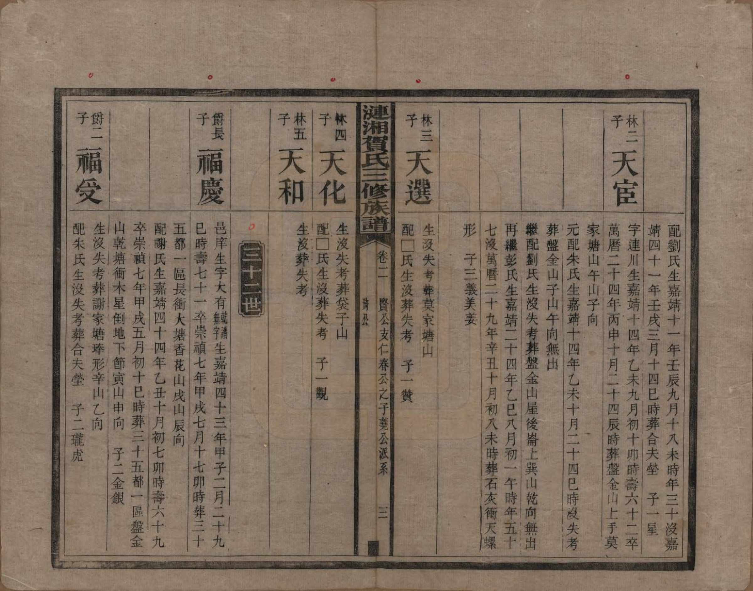 GTJP0501.贺.涟湘贺氏三修族谱.民国3年[1914]_002.pdf_第3页