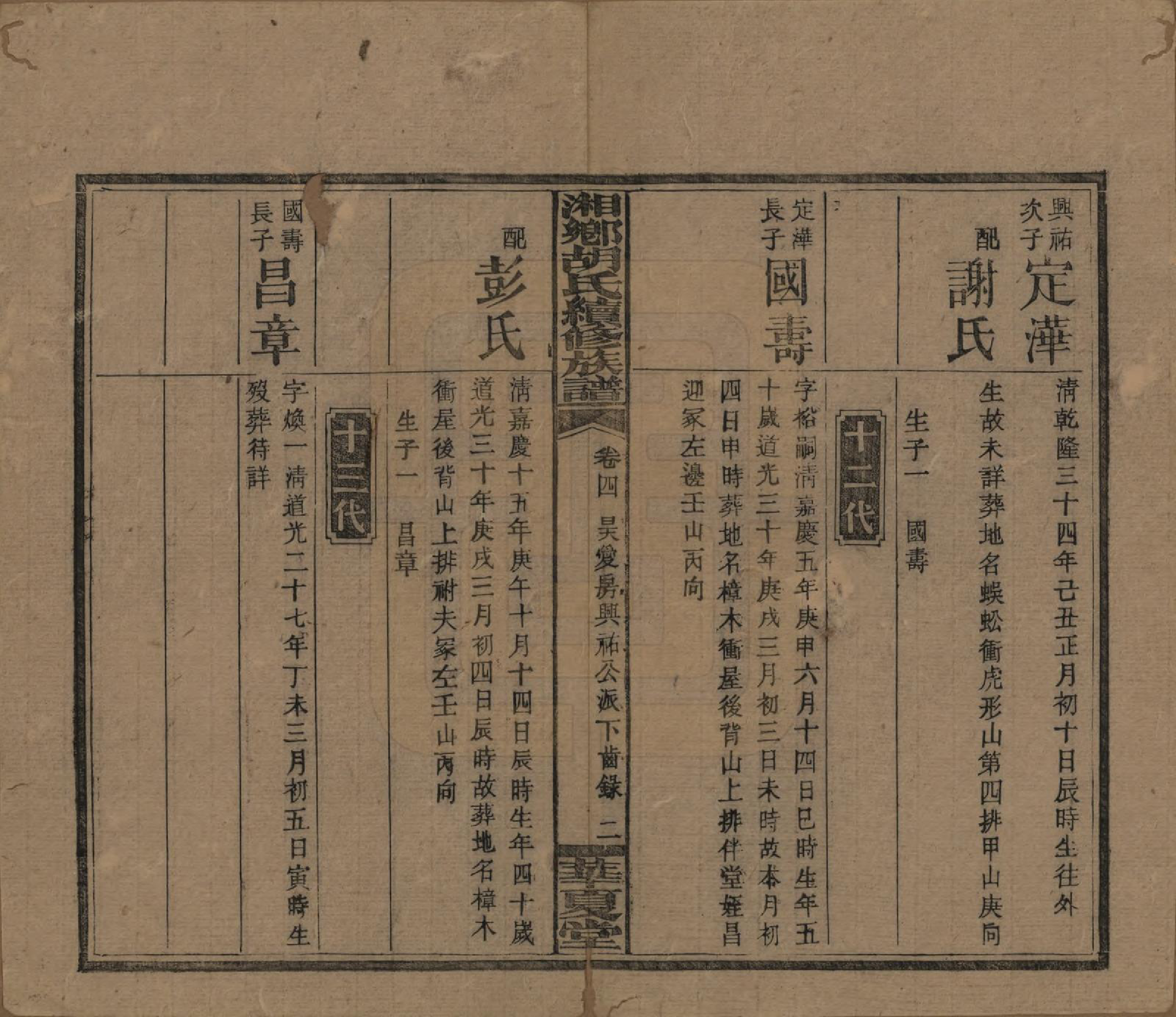 GTJP0524.胡.湘乡胡氏续修族谱九卷卷首.民国三十三年[1944]_004.pdf_第2页