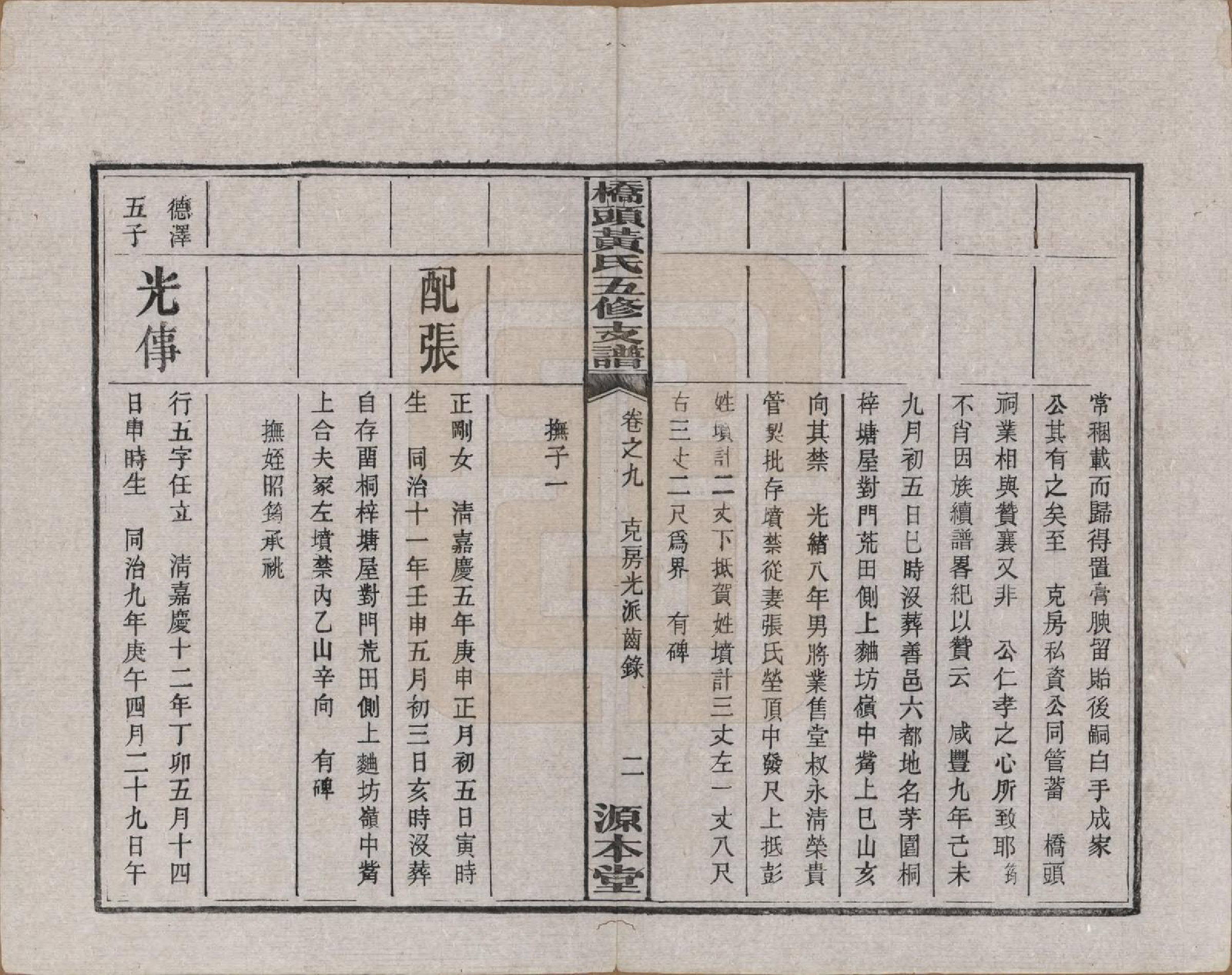 GTJP0590.黄.湘潭桥头黄氏五修支谱二十卷.民国三十年（1941）_009.pdf_第3页