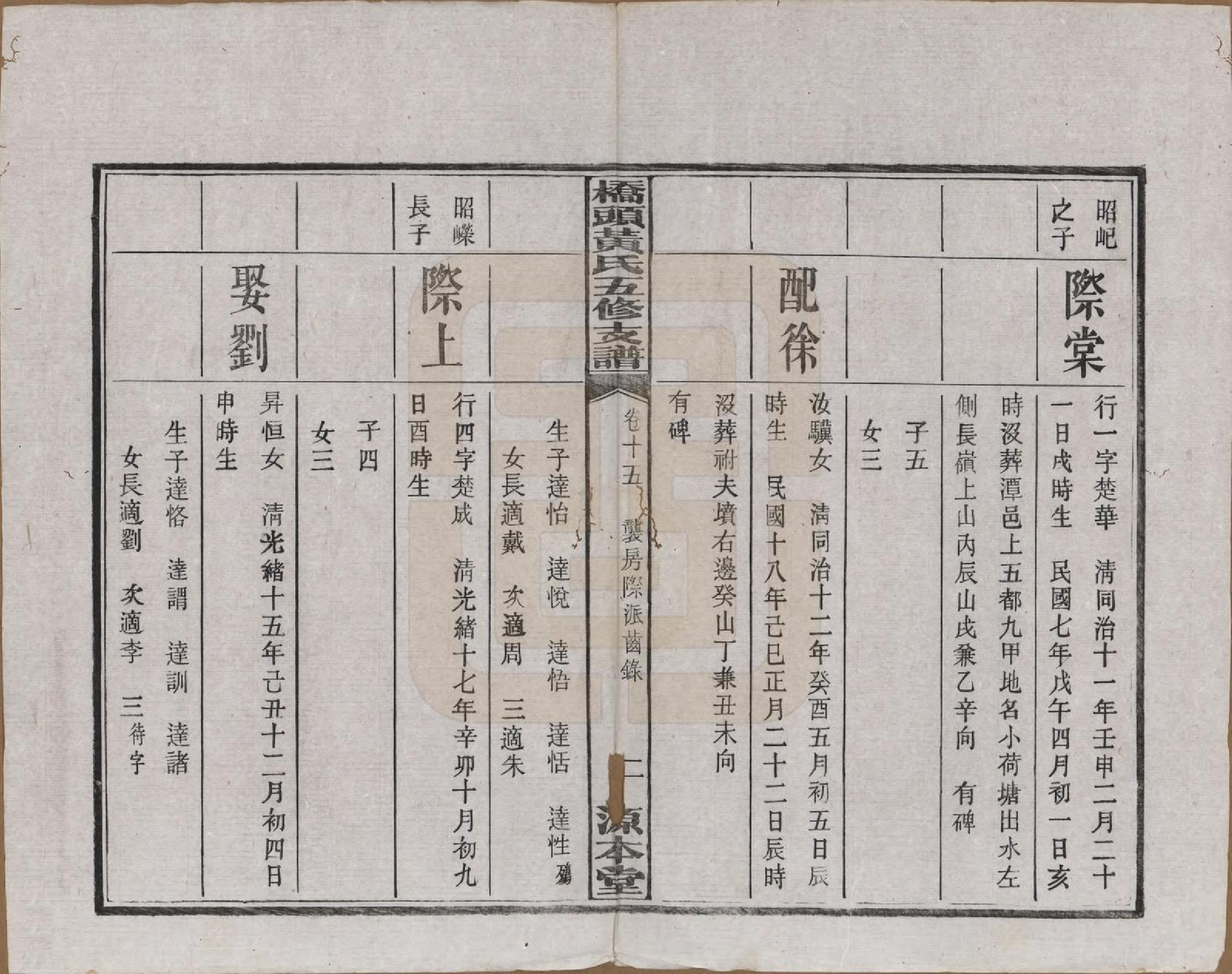 GTJP0590.黄.湘潭桥头黄氏五修支谱二十卷.民国三十年（1941）_015.pdf_第3页