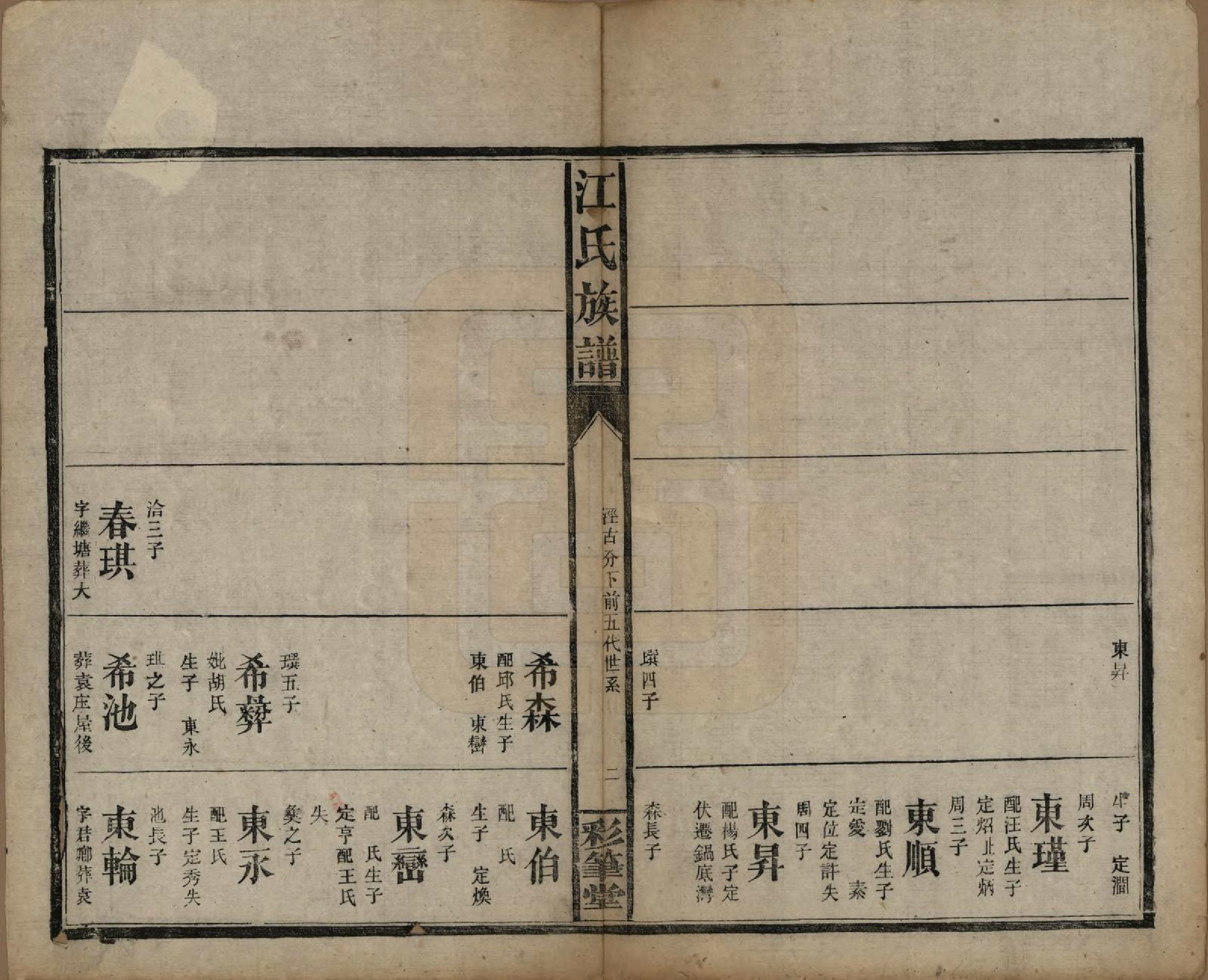 GTJP0663.江.江氏支谱.民国22年[1933]_013.pdf_第2页