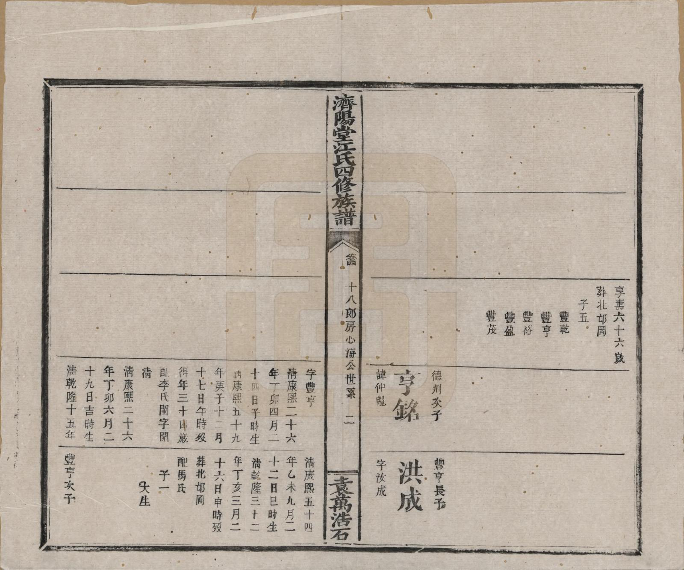 GTJP0681.江.济阳堂江氏四修族谱.清宣统元年[1909]_004.pdf_第2页