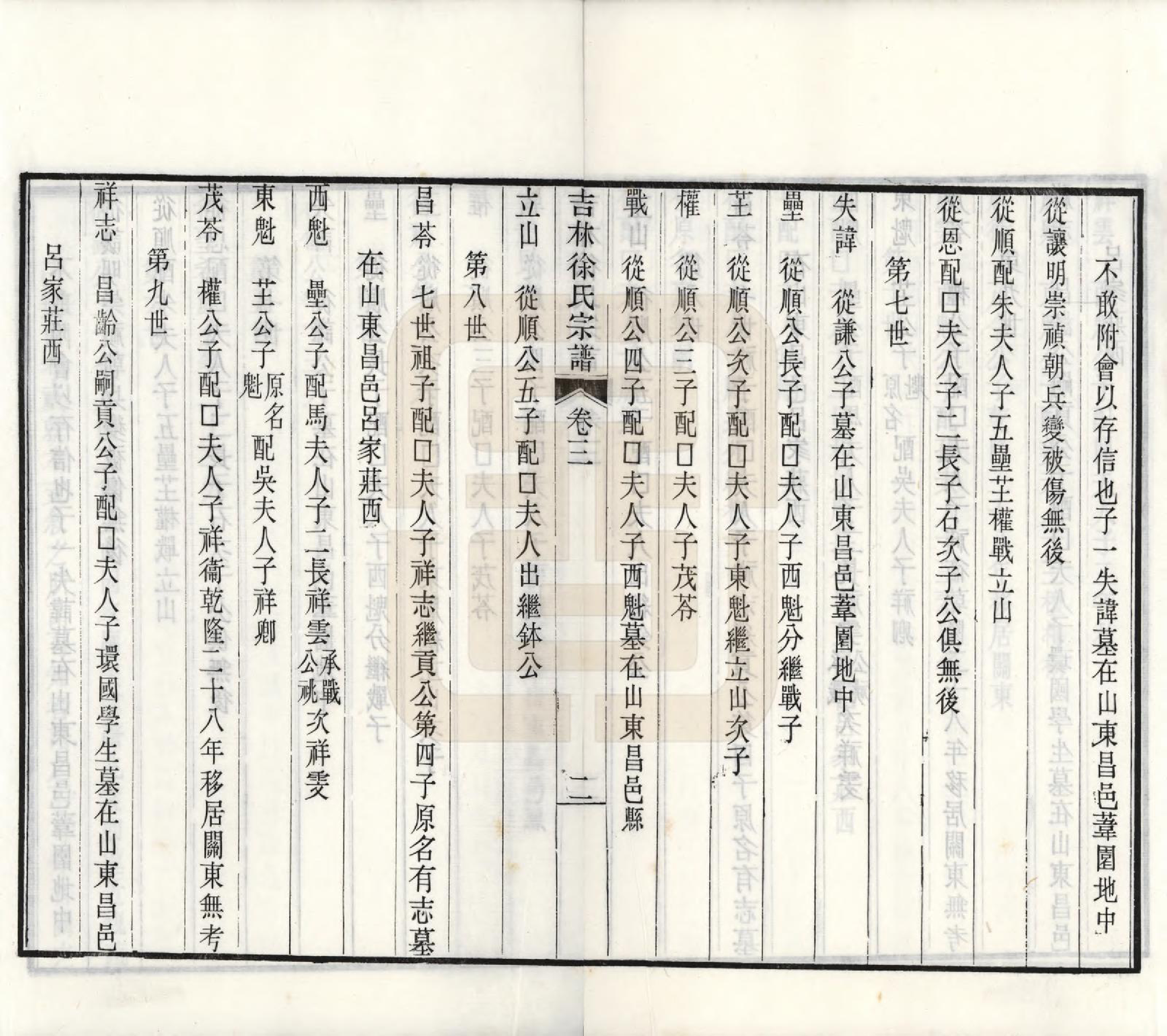 GTJP1843.徐.吉林.吉林永吉徐氏宗谱四卷.民国十九年（1930）_003.pdf_第2页