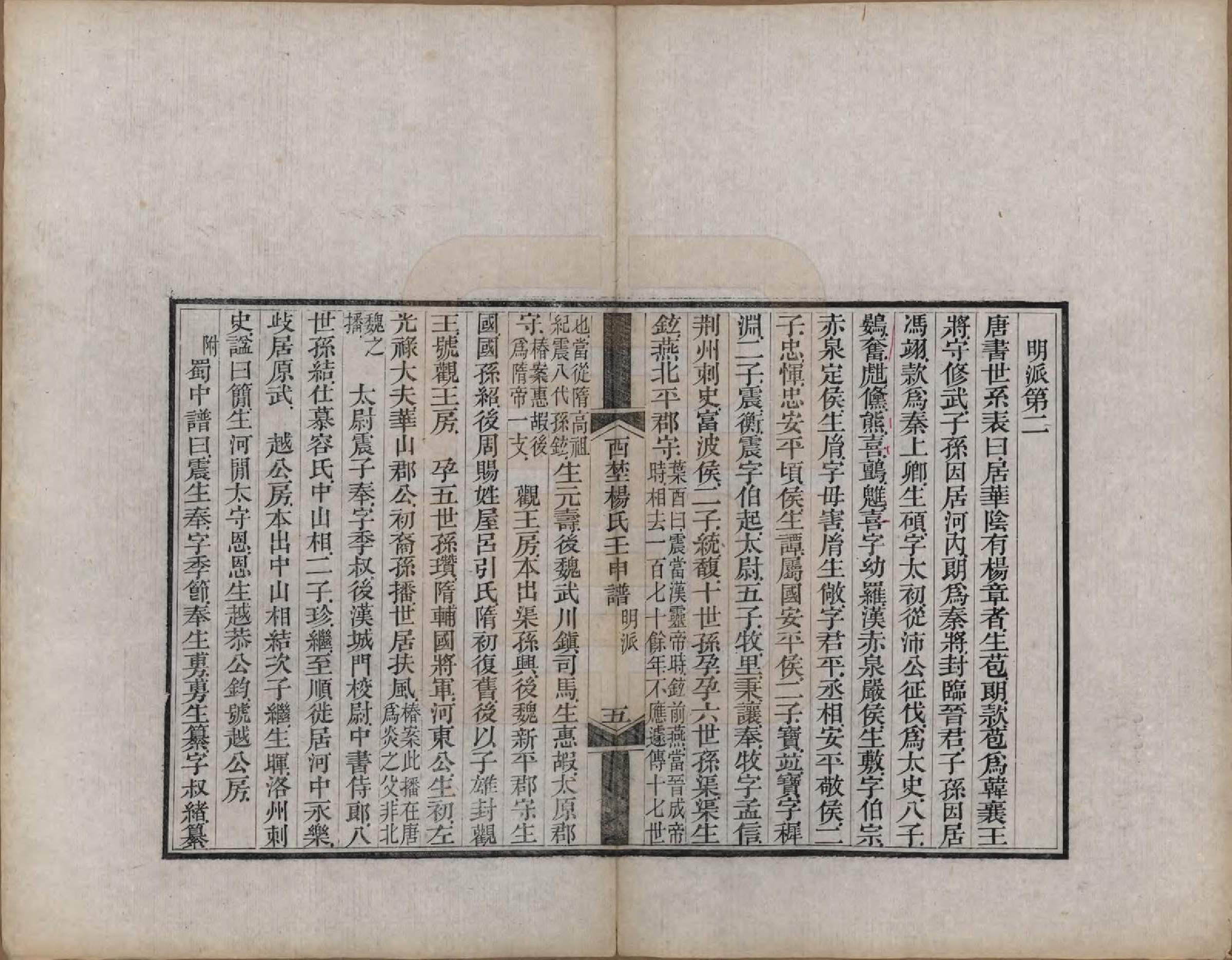 GTJP1986.杨.陕西朝邑.西埜杨氏壬申谱不分卷.清光绪十六年（1890）_002.pdf_第1页