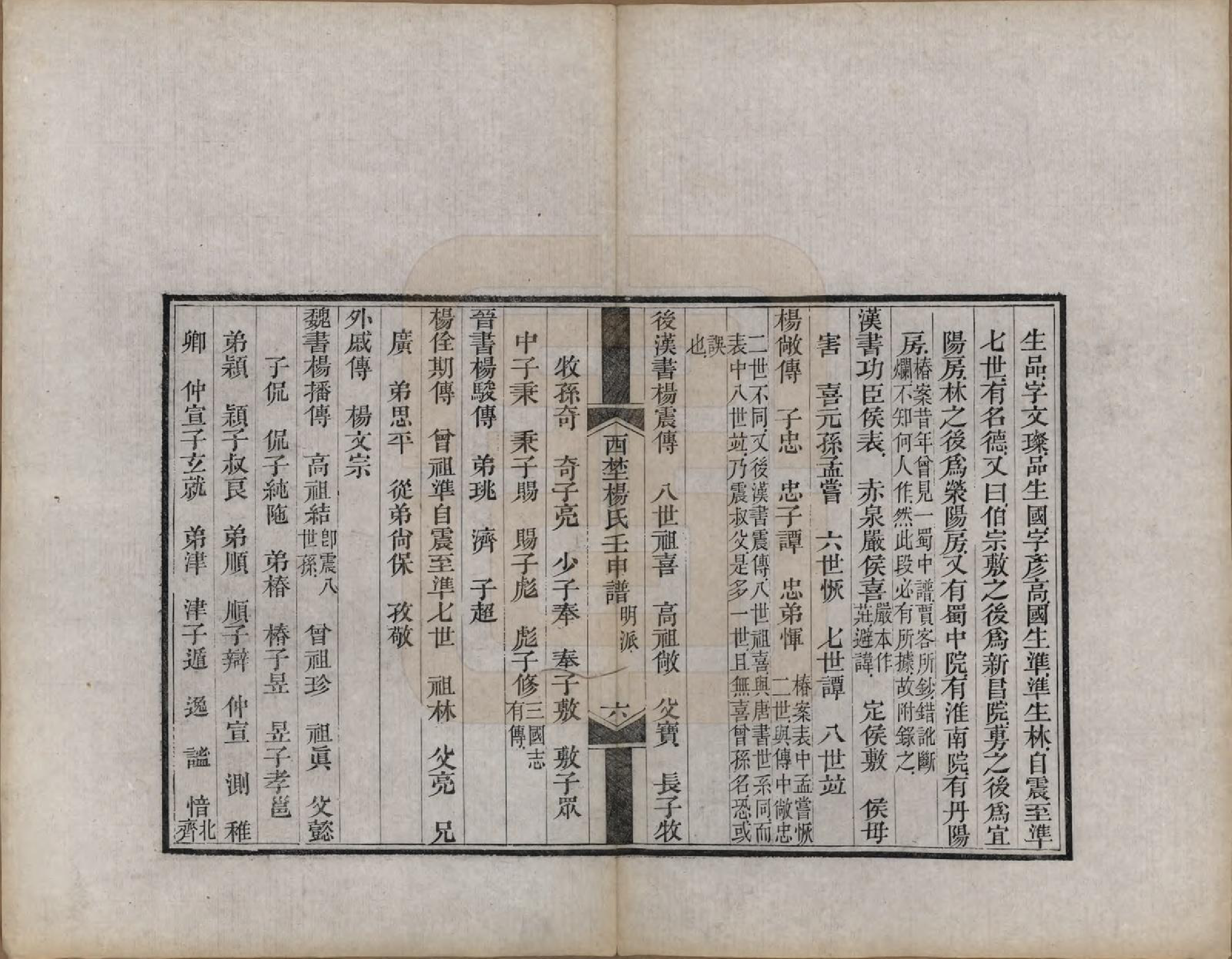 GTJP1986.杨.陕西朝邑.西埜杨氏壬申谱不分卷.清光绪十六年（1890）_002.pdf_第2页