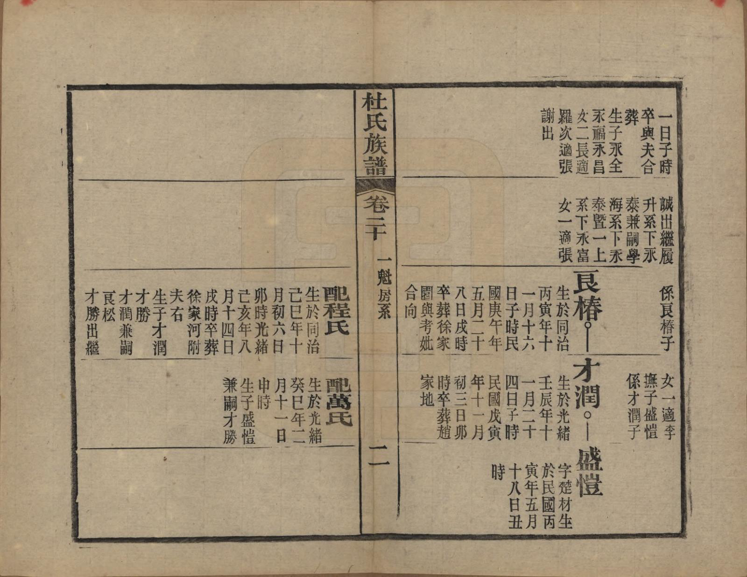 GTJP0310.杜.黄冈杜氏族谱二十六卷卷首四卷.民国三十七年[1948]_020.pdf_第2页