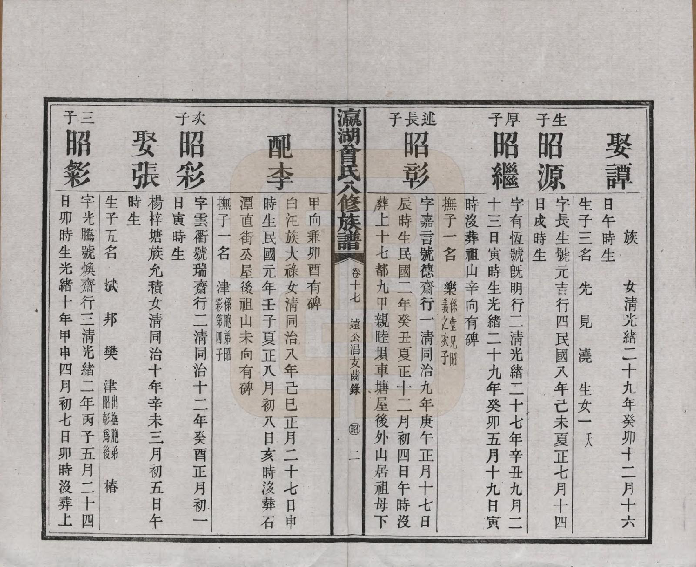 GTJP0076.曾.湖南.瀛湖曾氏八修族谱.民国20年[1931]_017.pdf_第2页