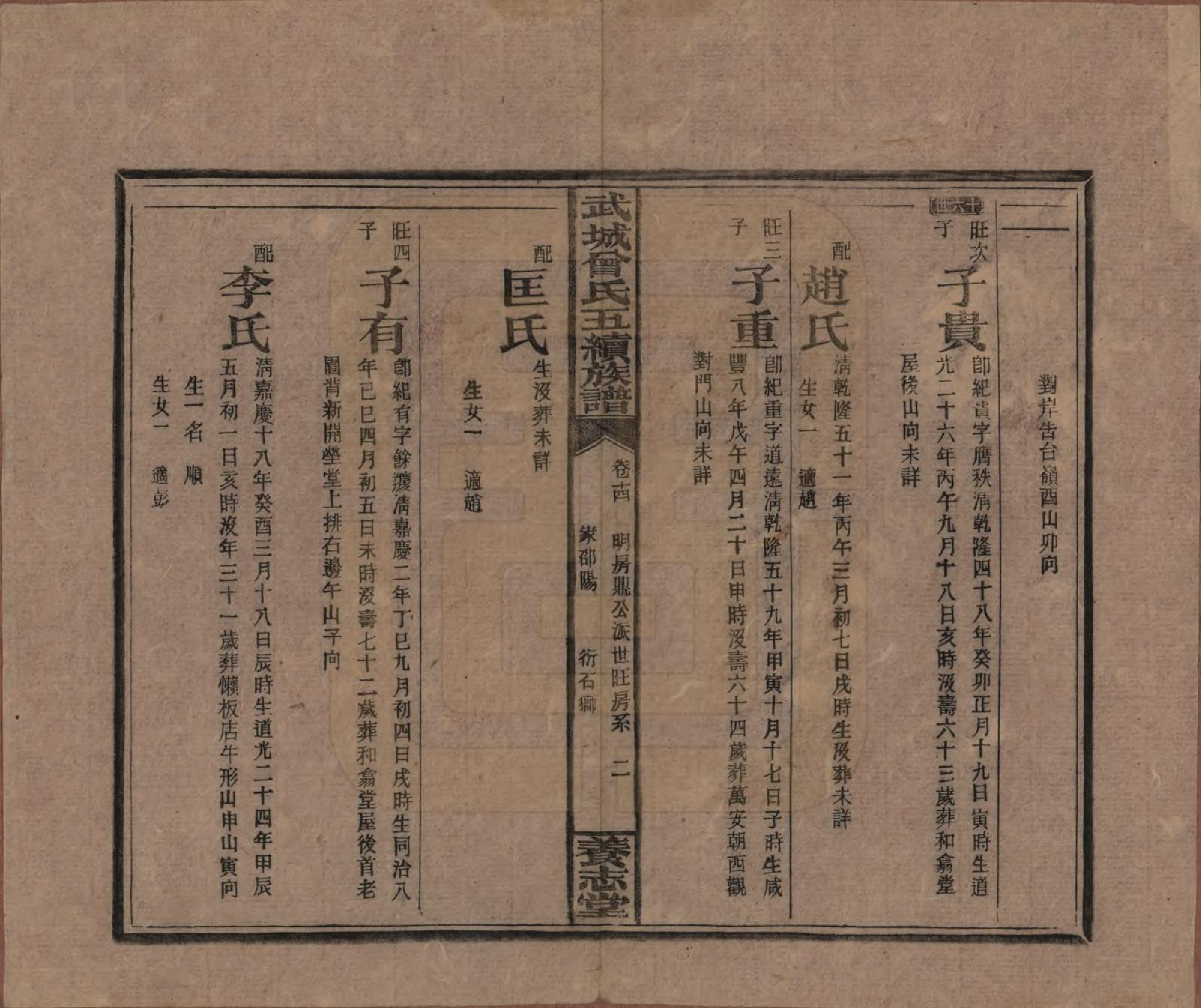 GTJP0079.曾.湖南邵阳.武城曾氏五续族谱.民国32年[1943]_014.pdf_第2页