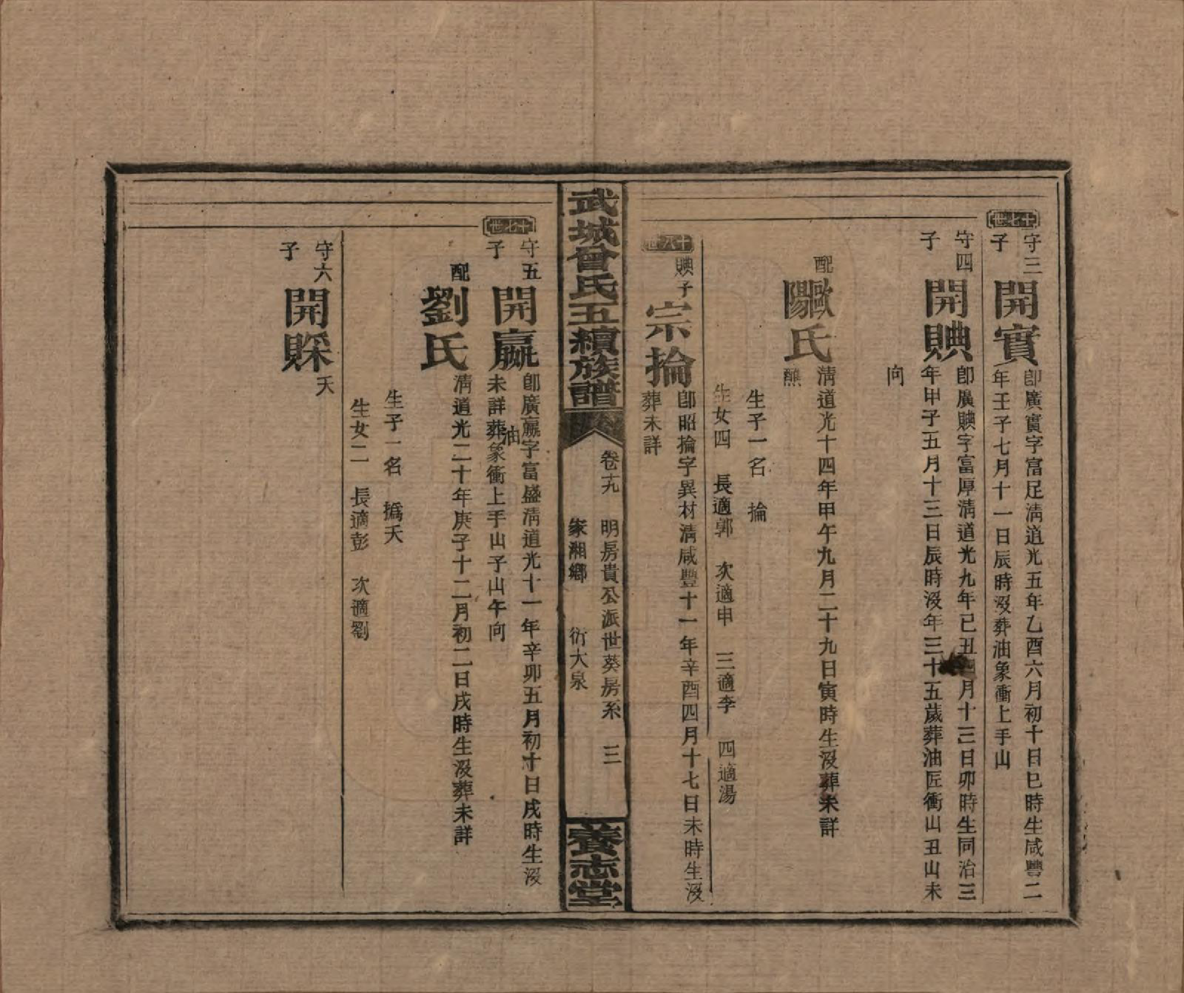 GTJP0079.曾.湖南邵阳.武城曾氏五续族谱.民国32年[1943]_019.pdf_第3页