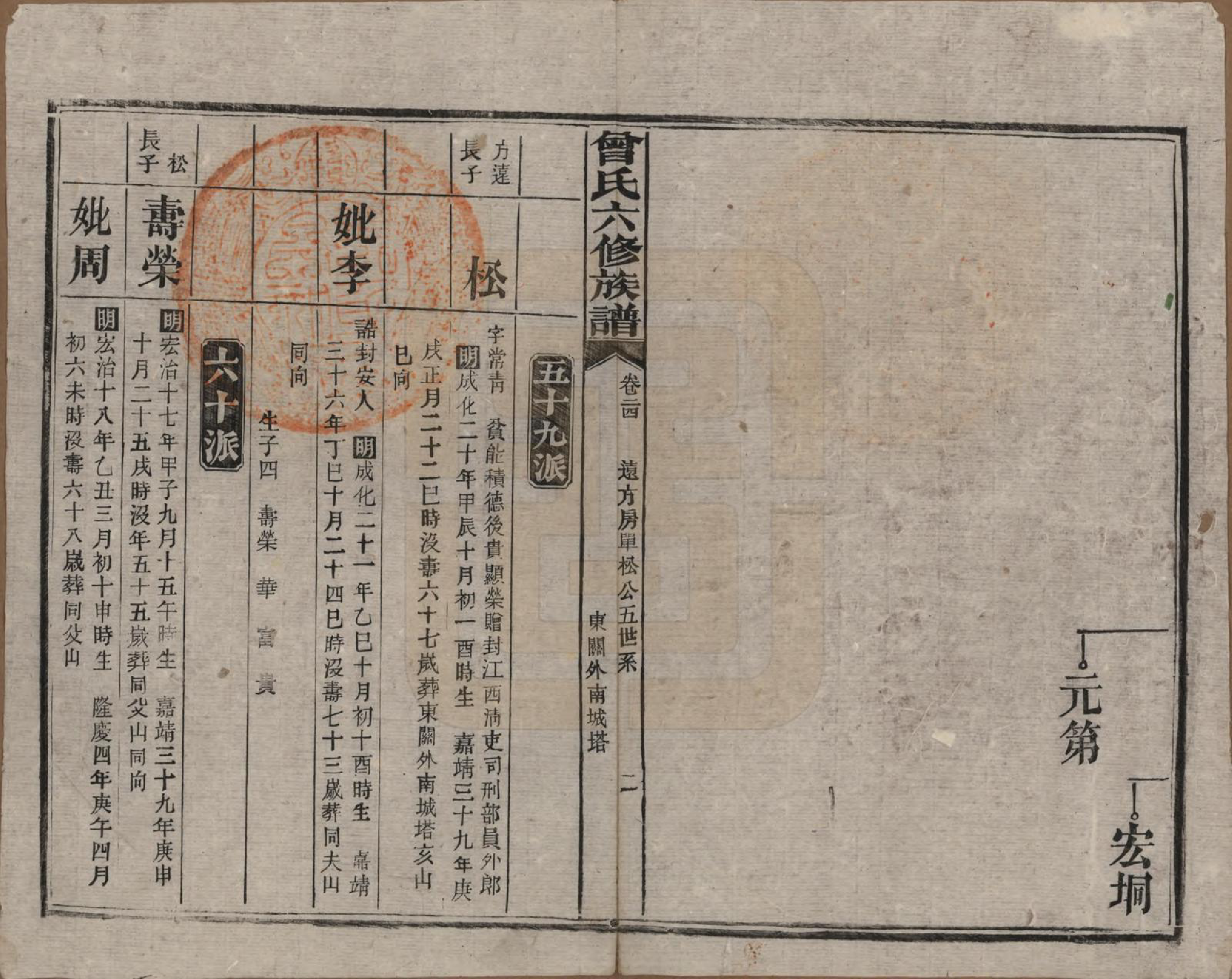 GTJP0081.曾.湖南汉寿.曾氏六修族谱.民国37年[1948]_024.pdf_第2页