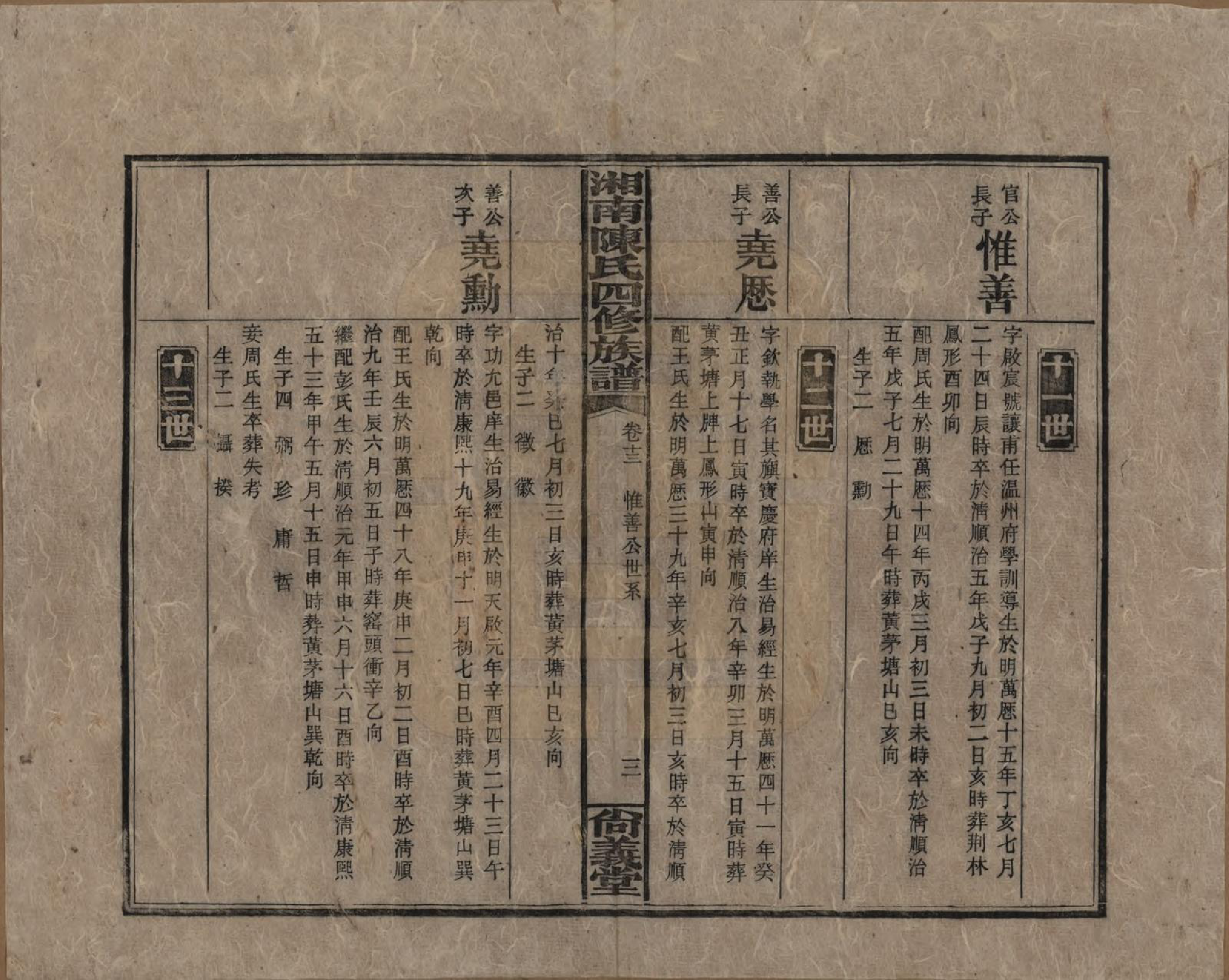 GTJP0107.陈.湖南湘乡.湘南陈氏四修族谱.民国21年[1932]_013.pdf_第3页